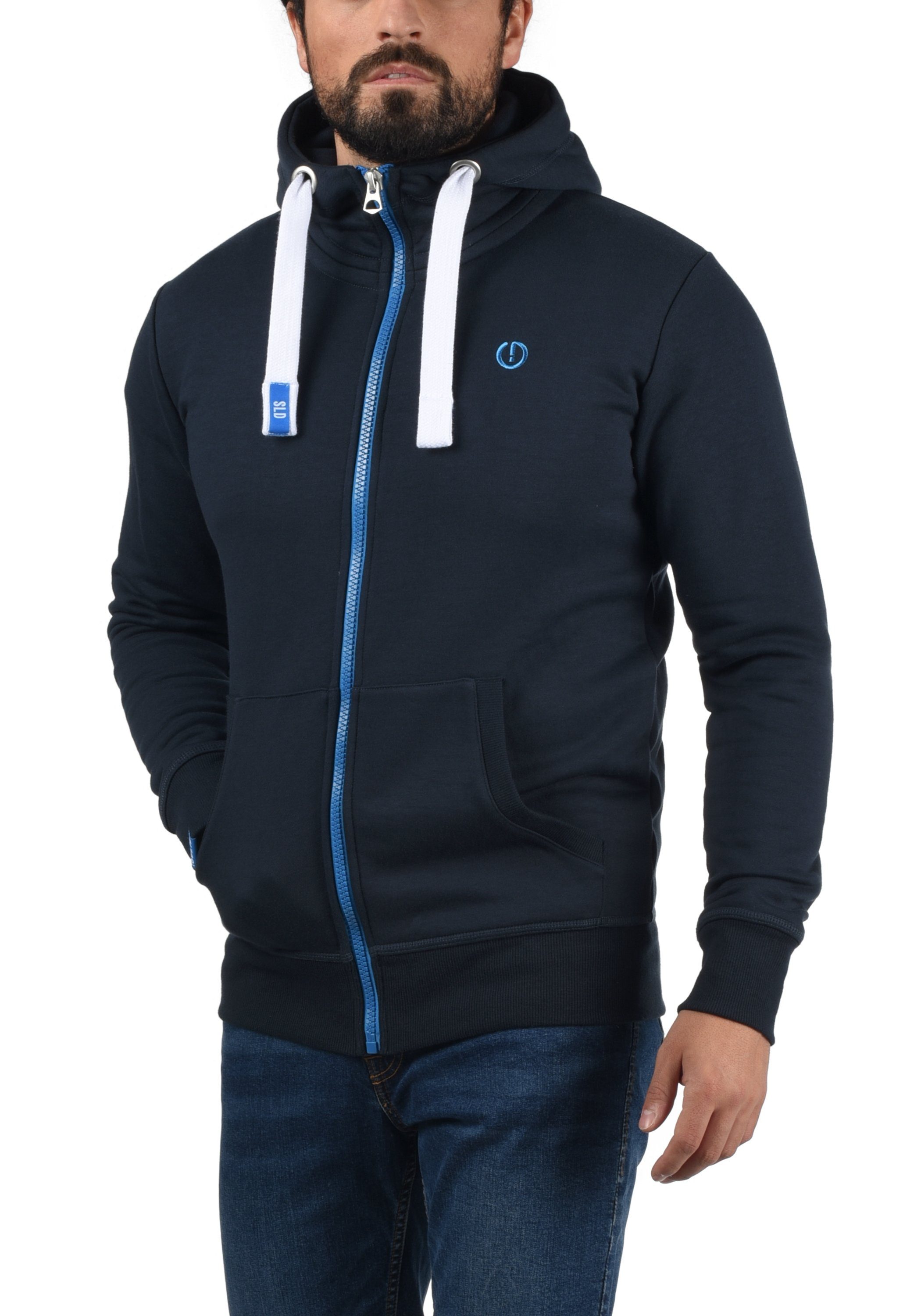 Kapuzensweatjacke Neck Insignia Blue SDBenn High Zip-Hoodie (1991) !Solid