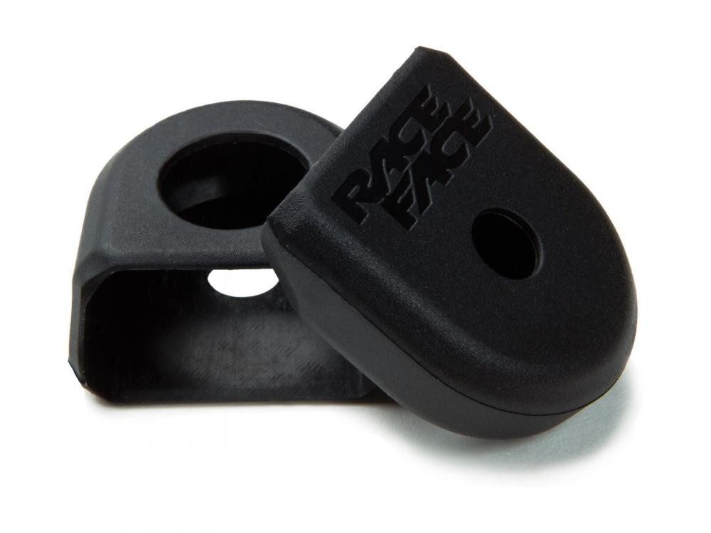 Race Face Fahrradkurbel Race Face Crank Boot Kurbelschutz Kit, 2 Stk., Medium, schwarz - Schut