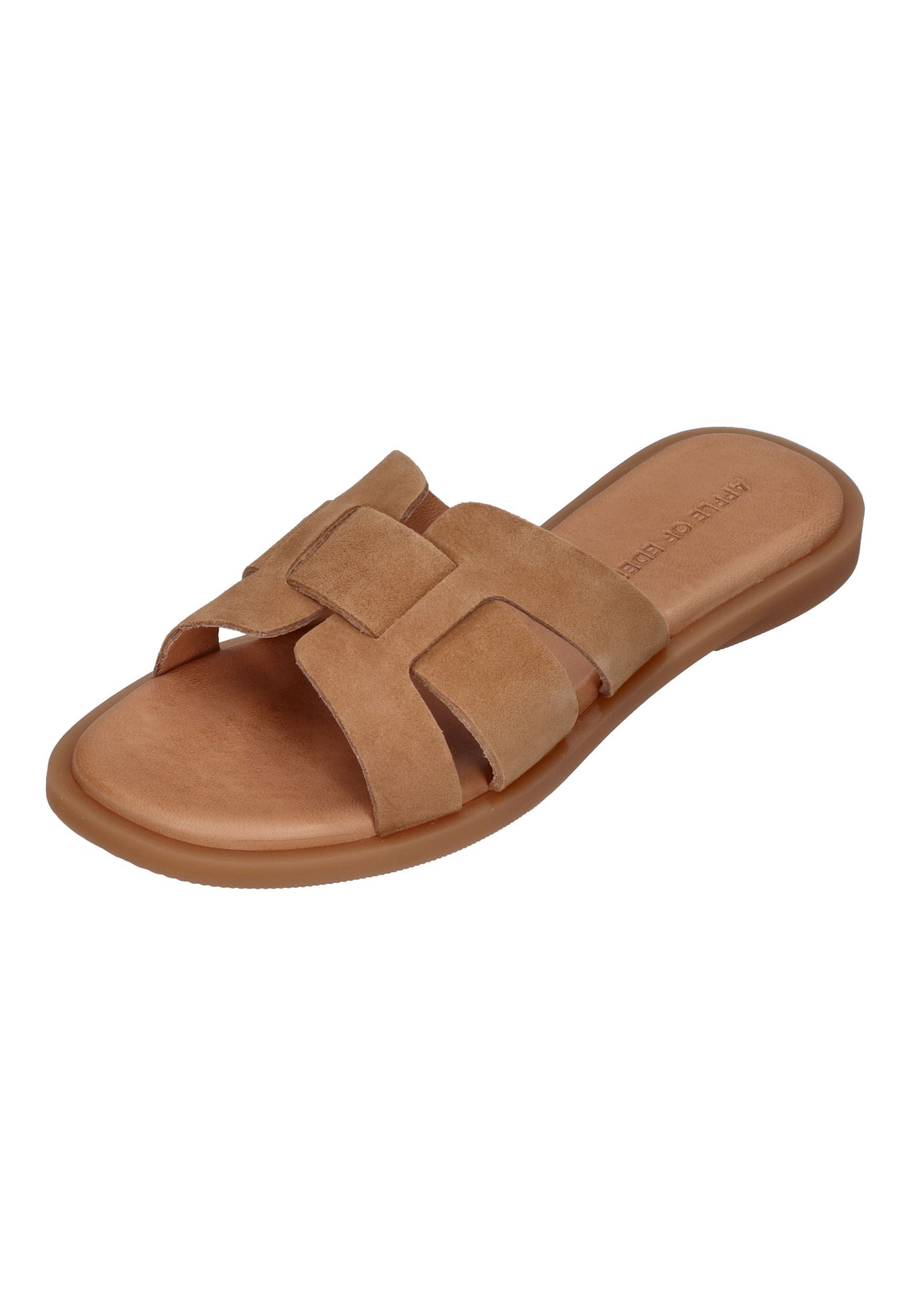 Apple of Eden Alycia 40 Pantolette Camel