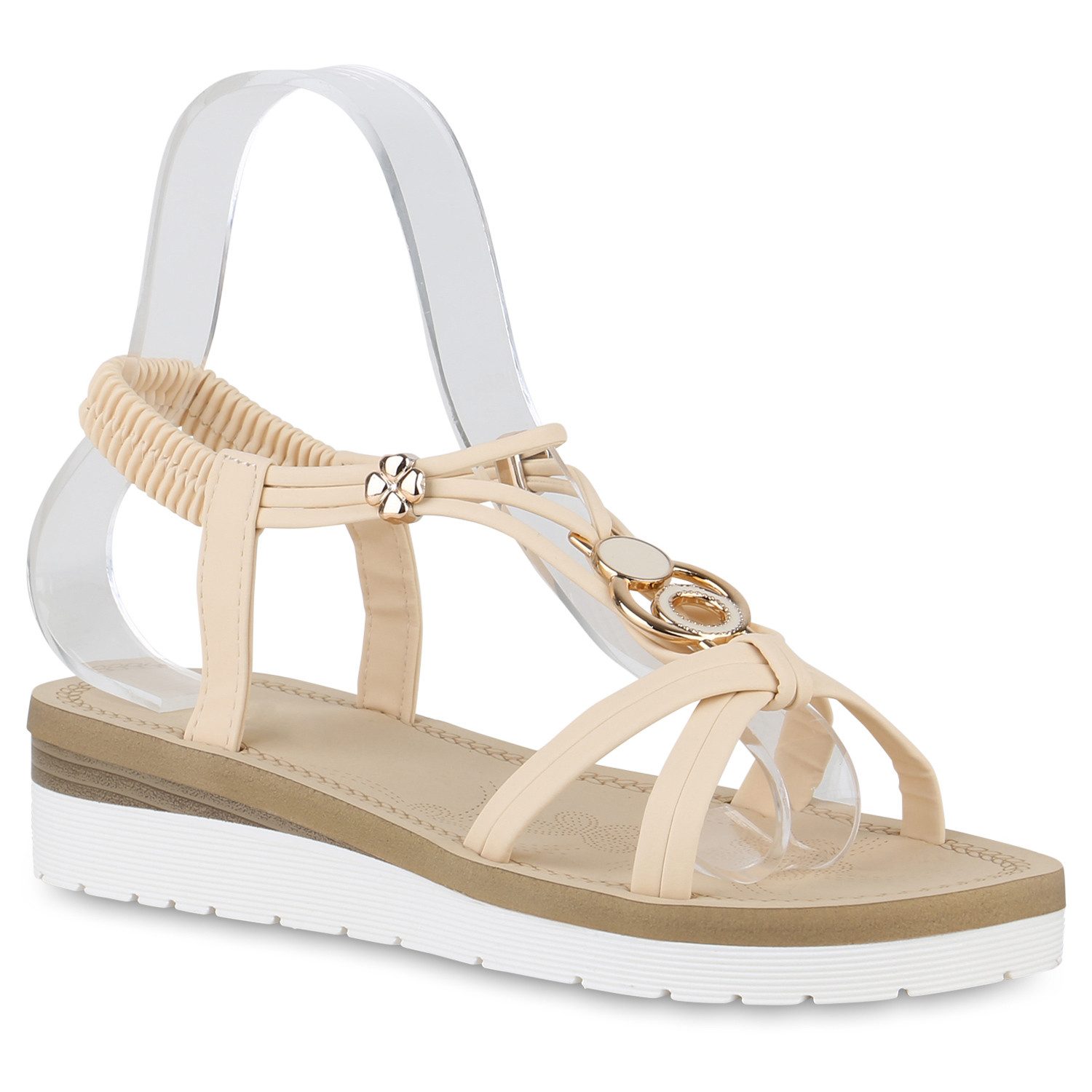 VAN HILL 841240 Riemchensandalette Schuhe