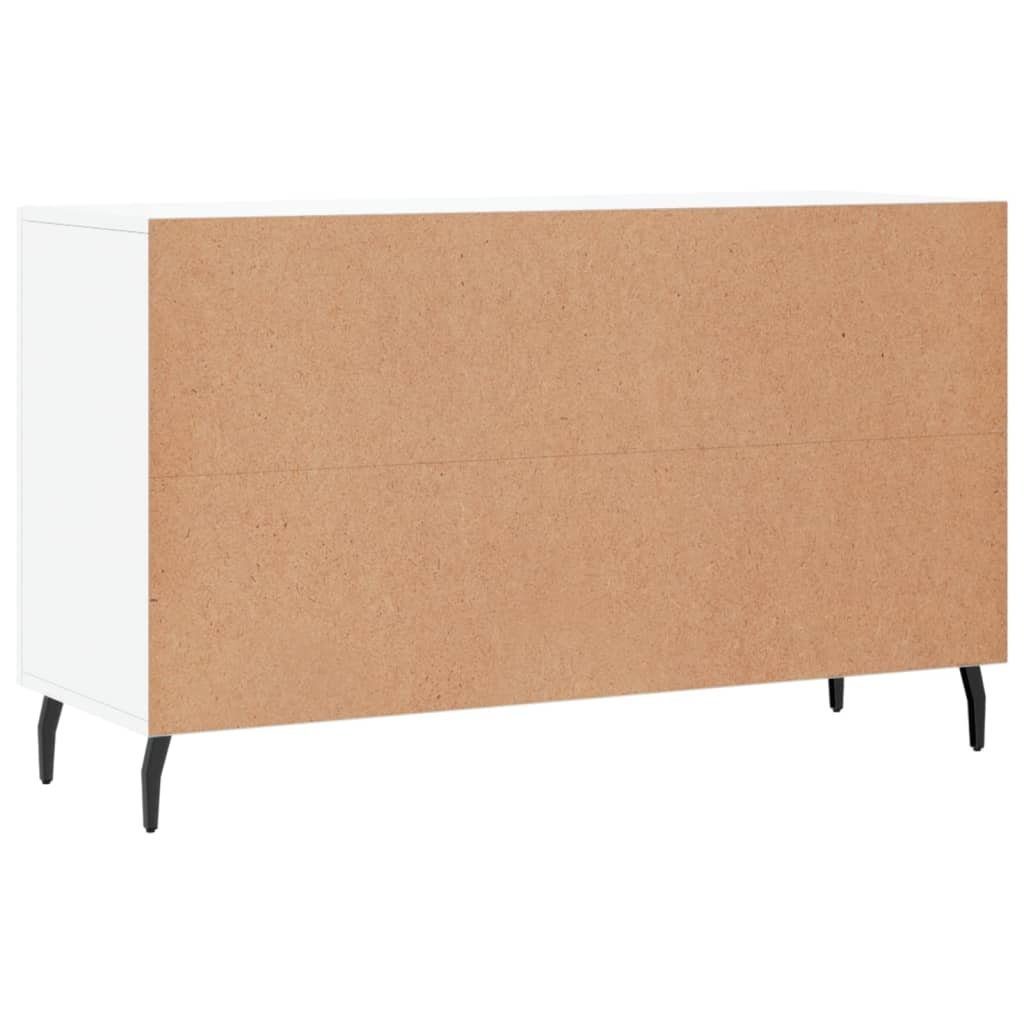 Hochglanz-Weiß Sideboard (1 Holzwerkstoff Sideboard 100x36x60 St) cm vidaXL