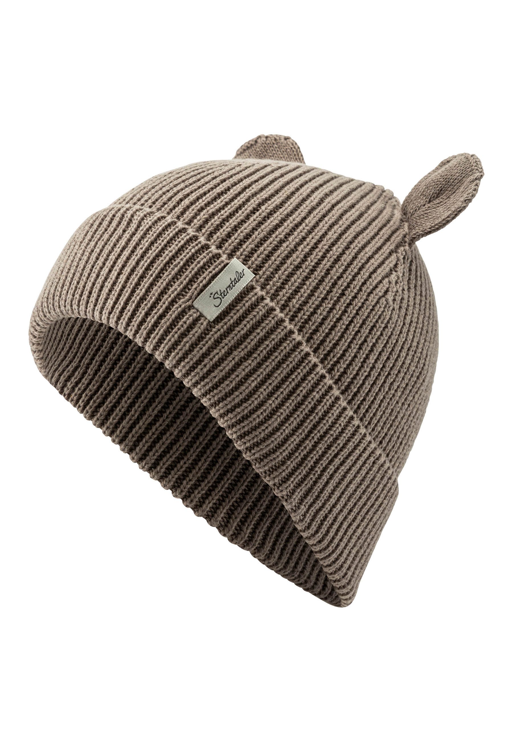 Sterntaler® Strickmütze GOTS Strickmütze Ohren (1-St)