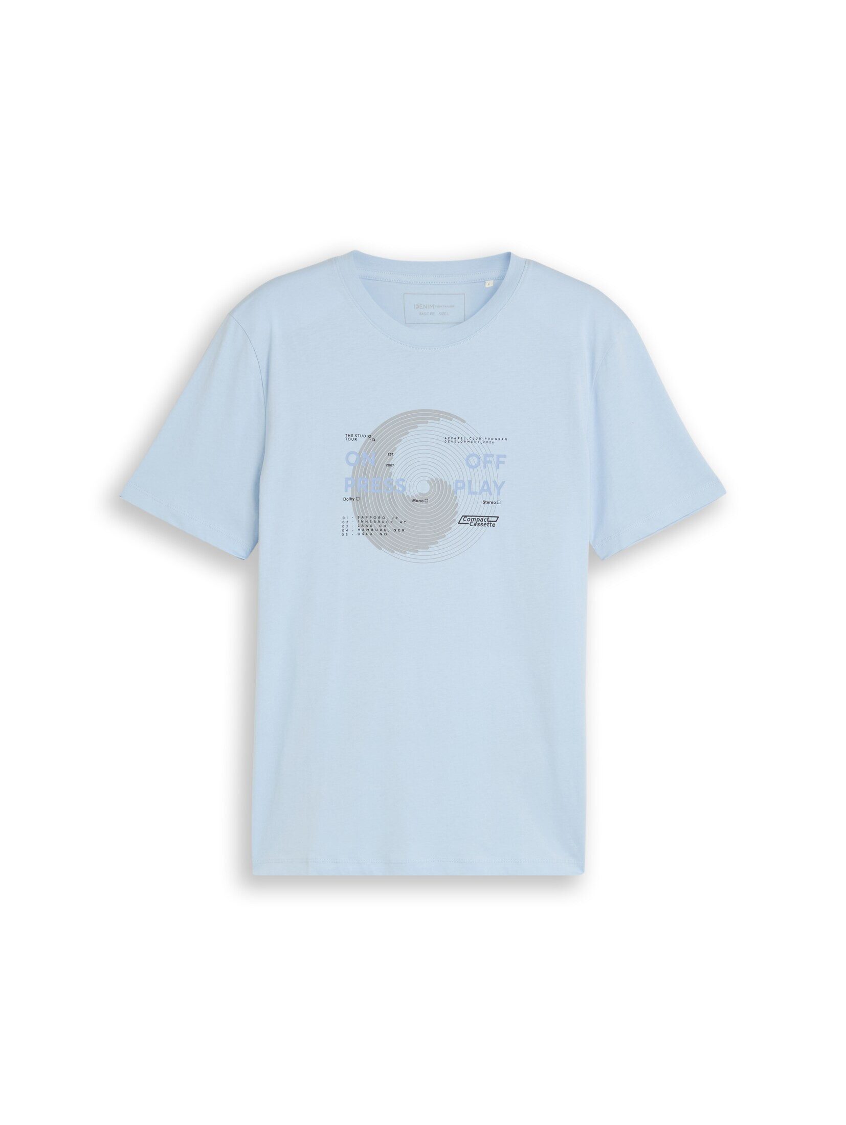TOM TAILOR Denim T-Shirt T-Shirt (im Einserpack) T-Shirt mit Print