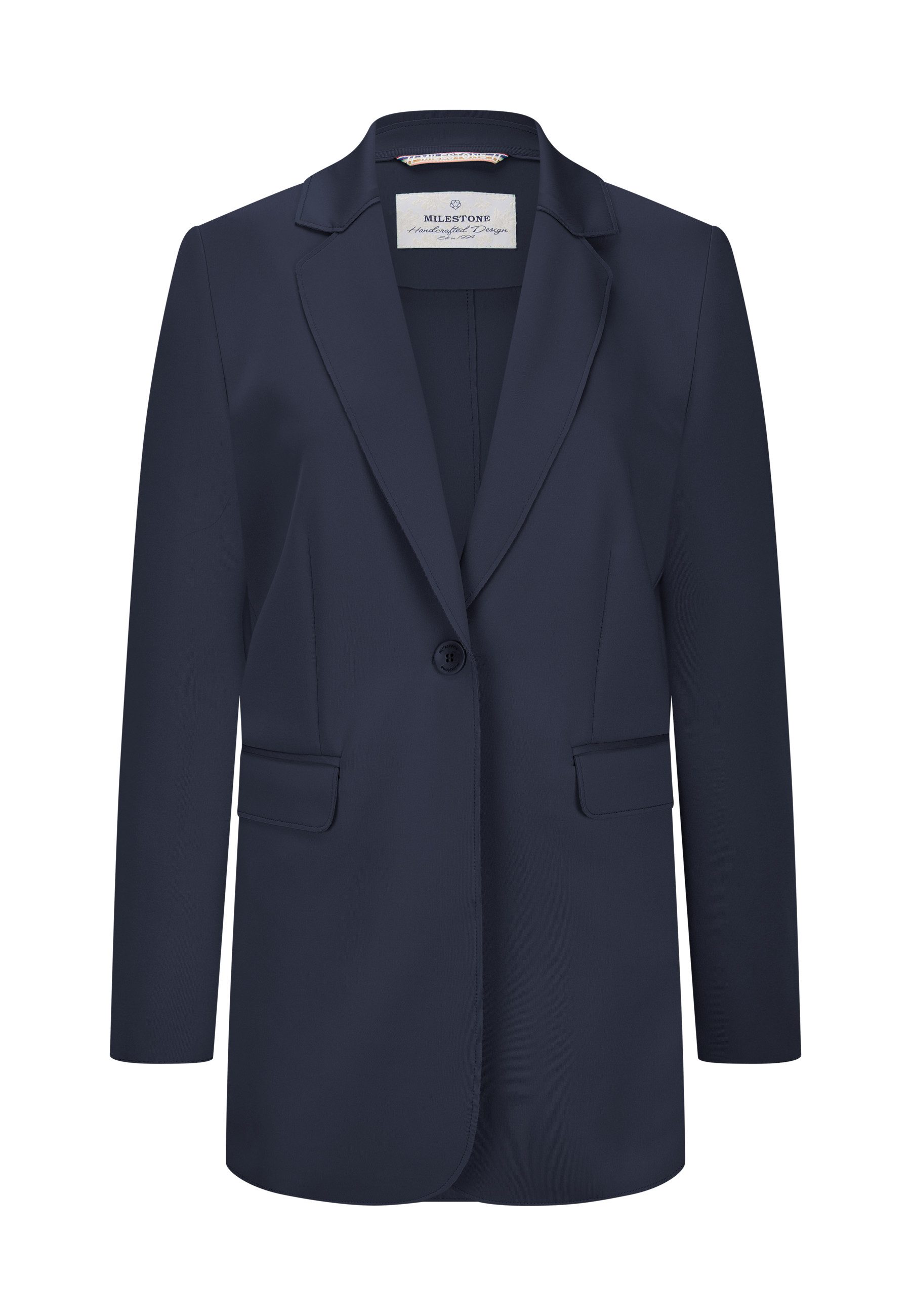 Milestone Jerseyblazer MSMelly Damen Jacke Blazer mit Milestone Perlen-Armb günstig online kaufen