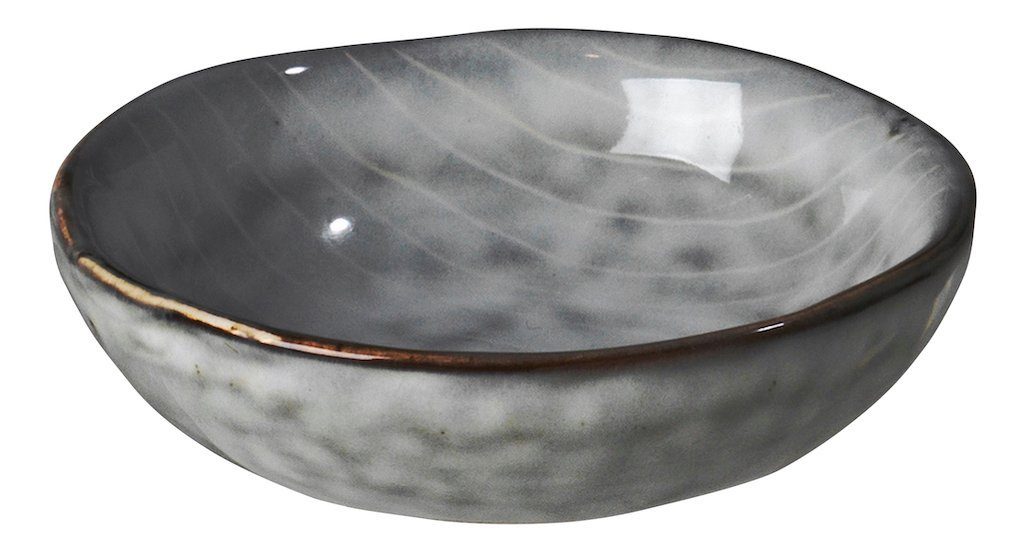 Broste Copenhagen Dipschale Nordic Sea graublau, Steingut, handglasiert