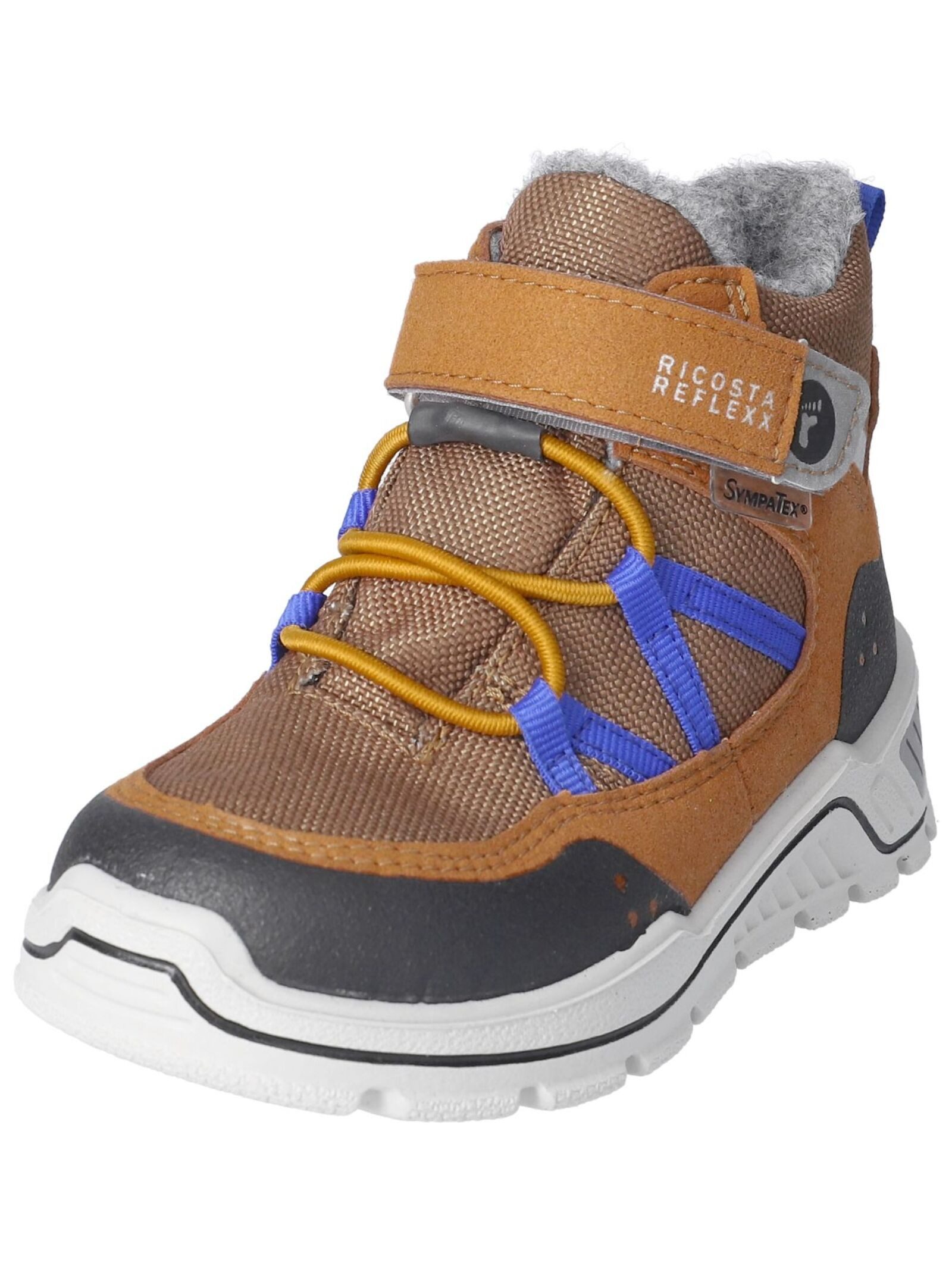 Stiefelette Lederimitat/Textil . Stiefelette