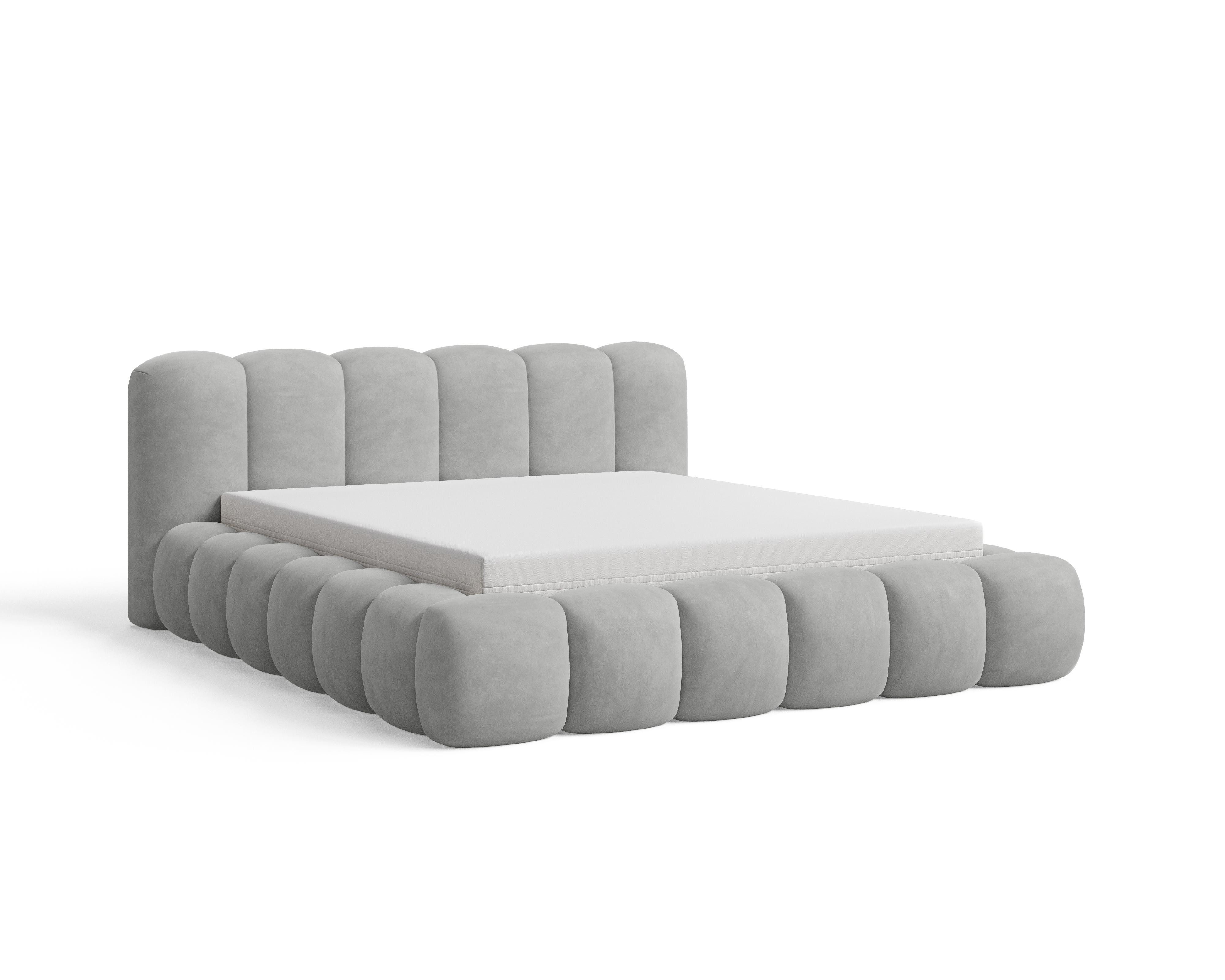 Chilly Möbel Polsterbett Stoff mit Stauraum und Hubfunktion Holzrahmen (Boxbett ohne Matratze in vielen Farben, 1-tlg., 140x200 160x200 180x200 200x200cm), gepo – Bild 4 von 5