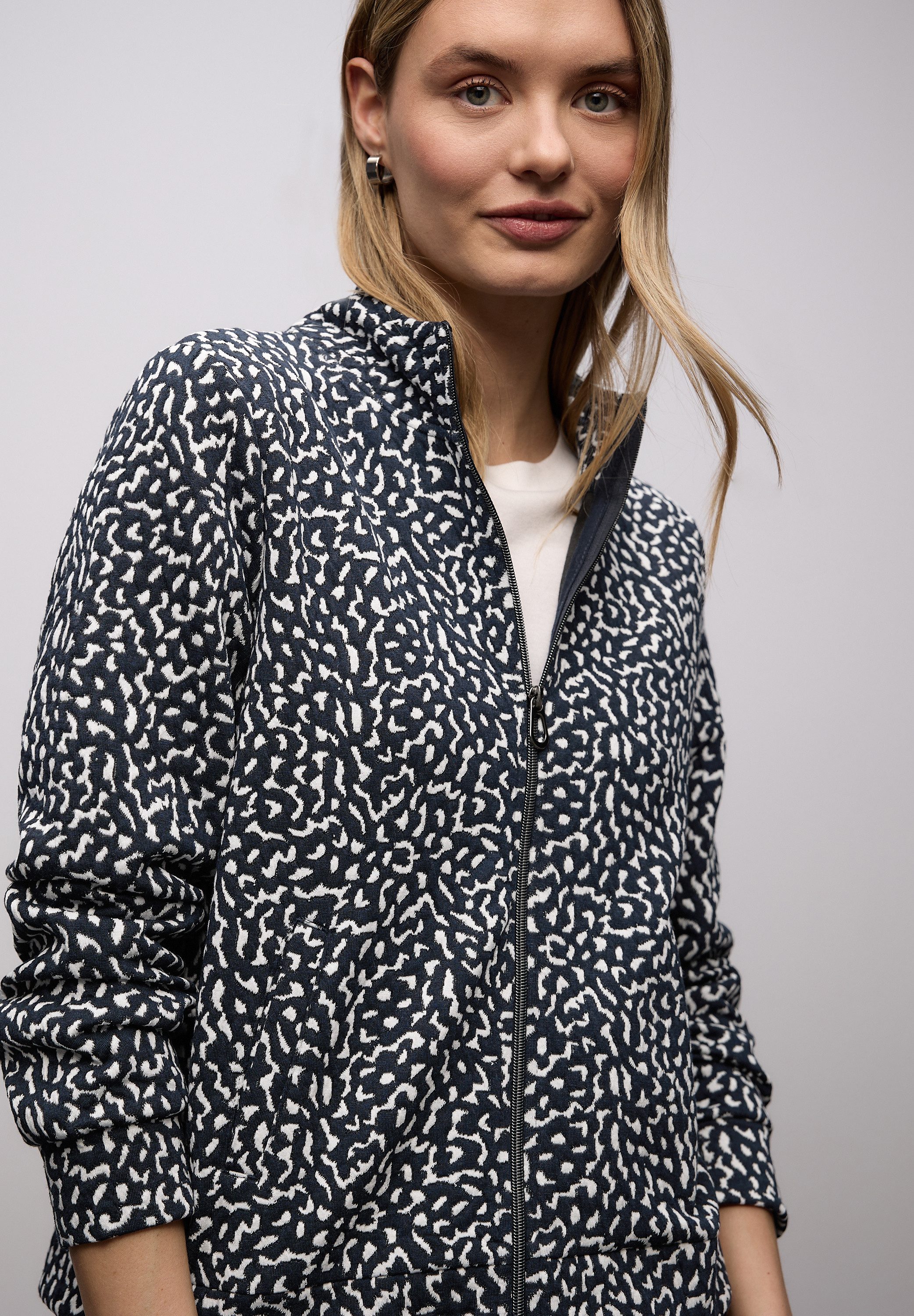 STREET ONE Cardigan mit Struktur-Muster