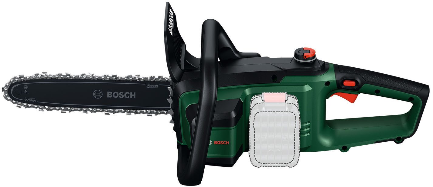 Bosch Home & Garden Akku-Kettensäge PKE18V-30-28 SOLO, 30 cm Schwertlänge, ohne Akku und Ladegerät, für schnelles und einfaches Schneiden von großen Ästen und Stämmen