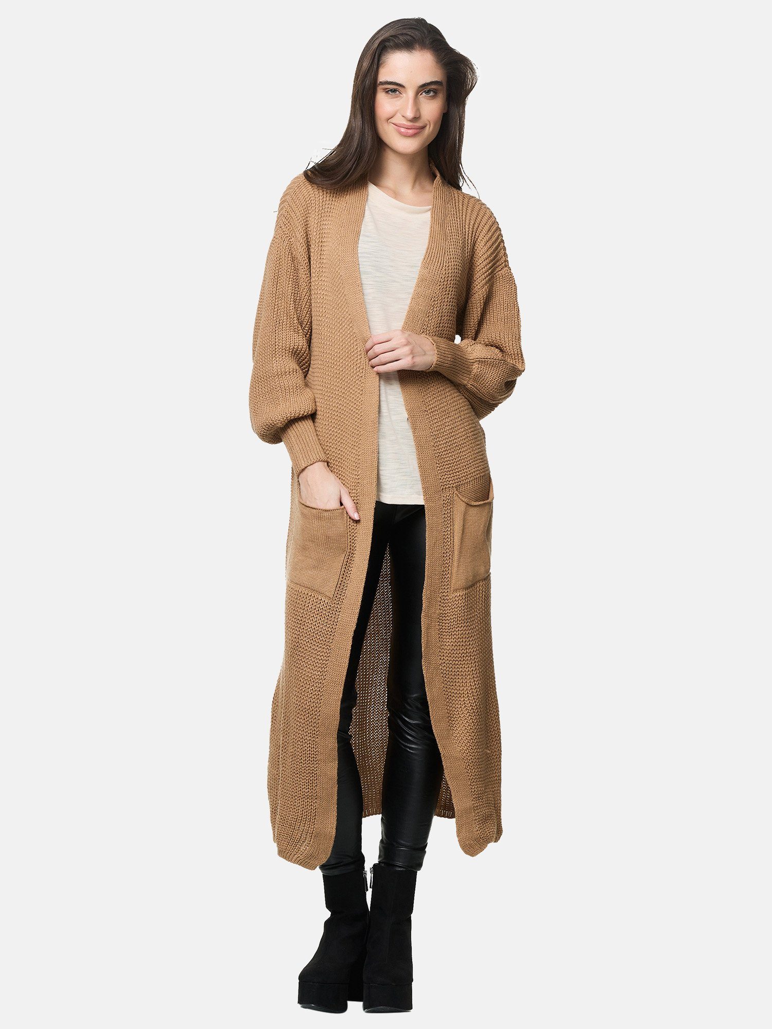 Elara Cardigan Elara Langer Damen Cardigan günstig online kaufen