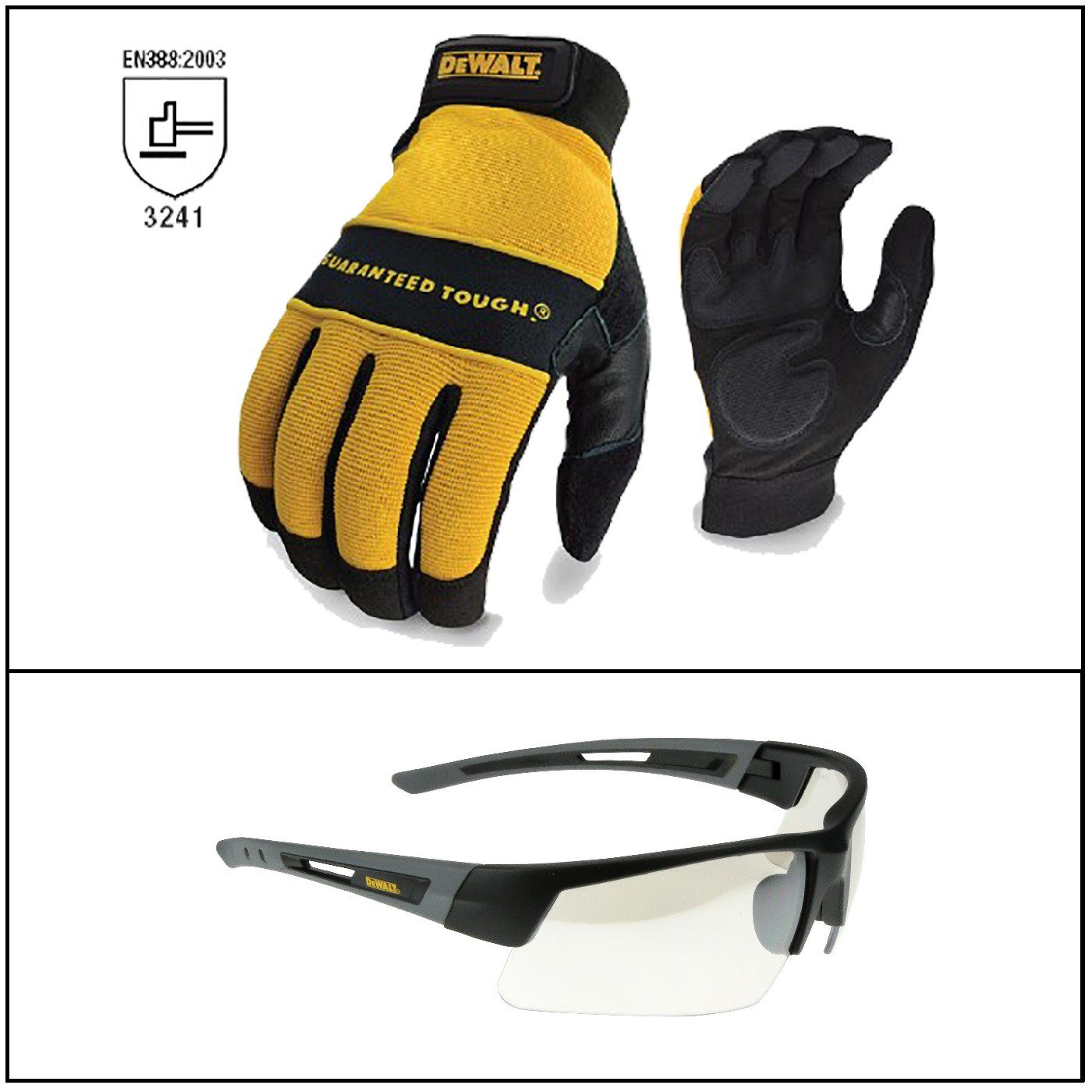 DeWalt Montage-Handschuhe Set DPG21LEU + DPG100-9DEU
