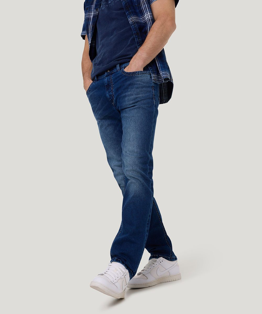 Pioneer Authentic Jeans 5-Pocket-Jeans RANDO - Regular Fit, Handcrafted mit dicken Nähten – Bild 3 von 5