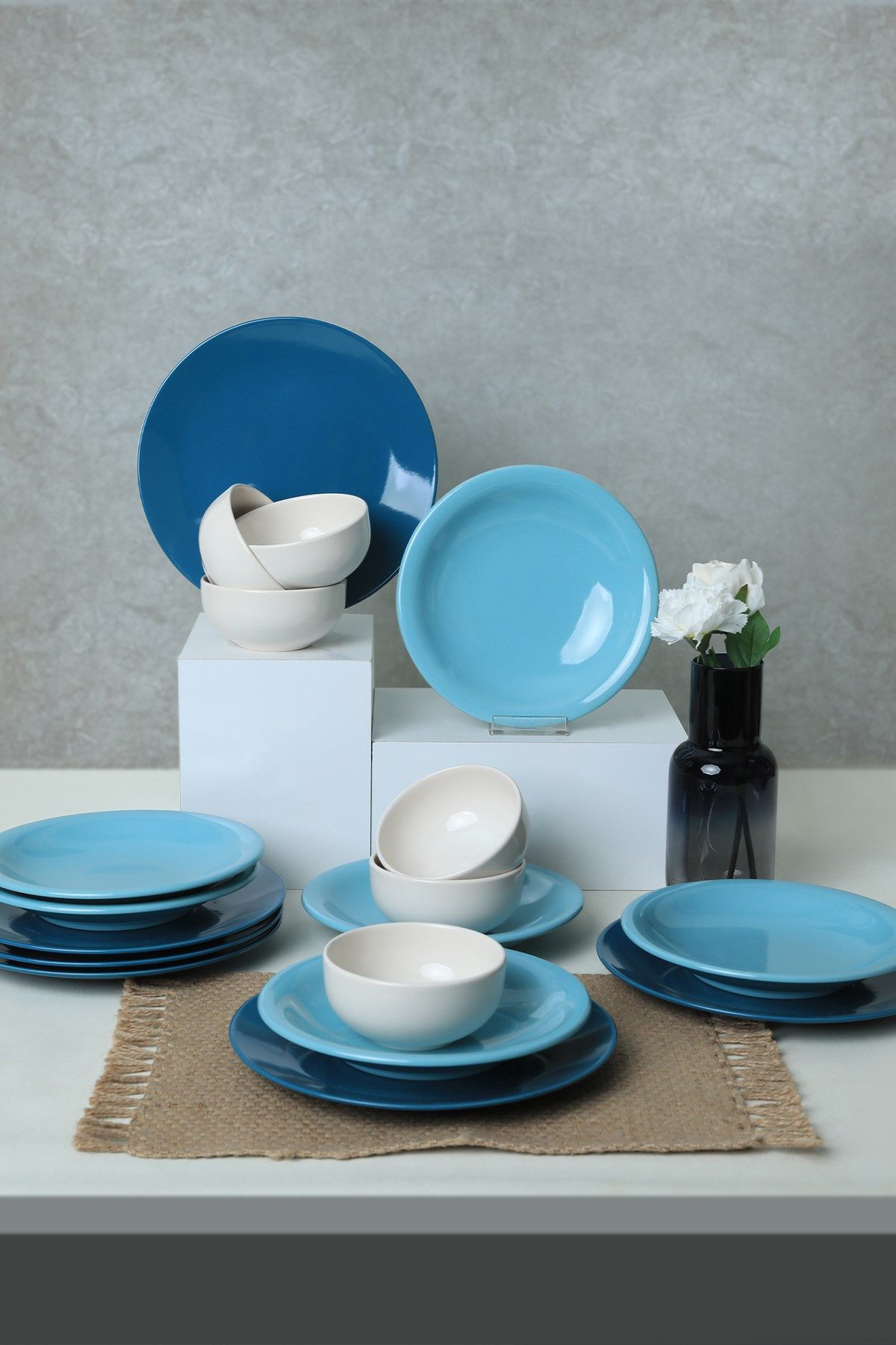 Hermia Concept Teller-Set 100% CERAMIC M1969 (18-tlg)
