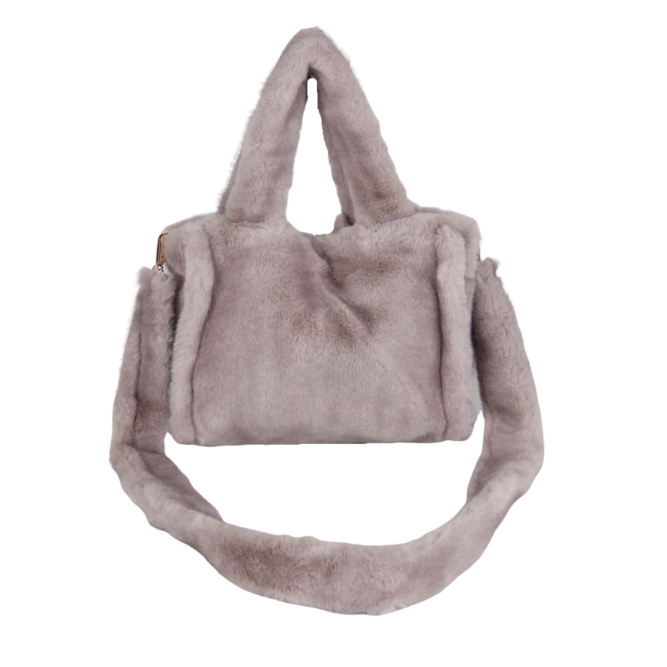 MIRROSI Umhängetasche aus Kunstfell Kuschelweich Schultertasche günstig online kaufen