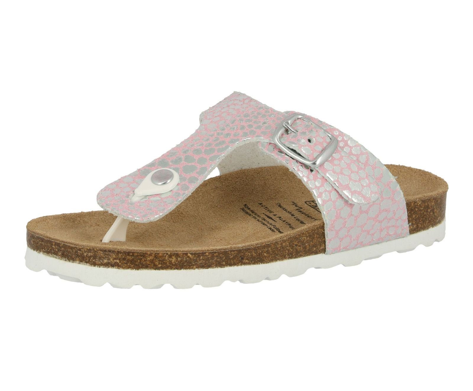 Lico Zehenstegpantolette Bioline Stone Kids Pantolette