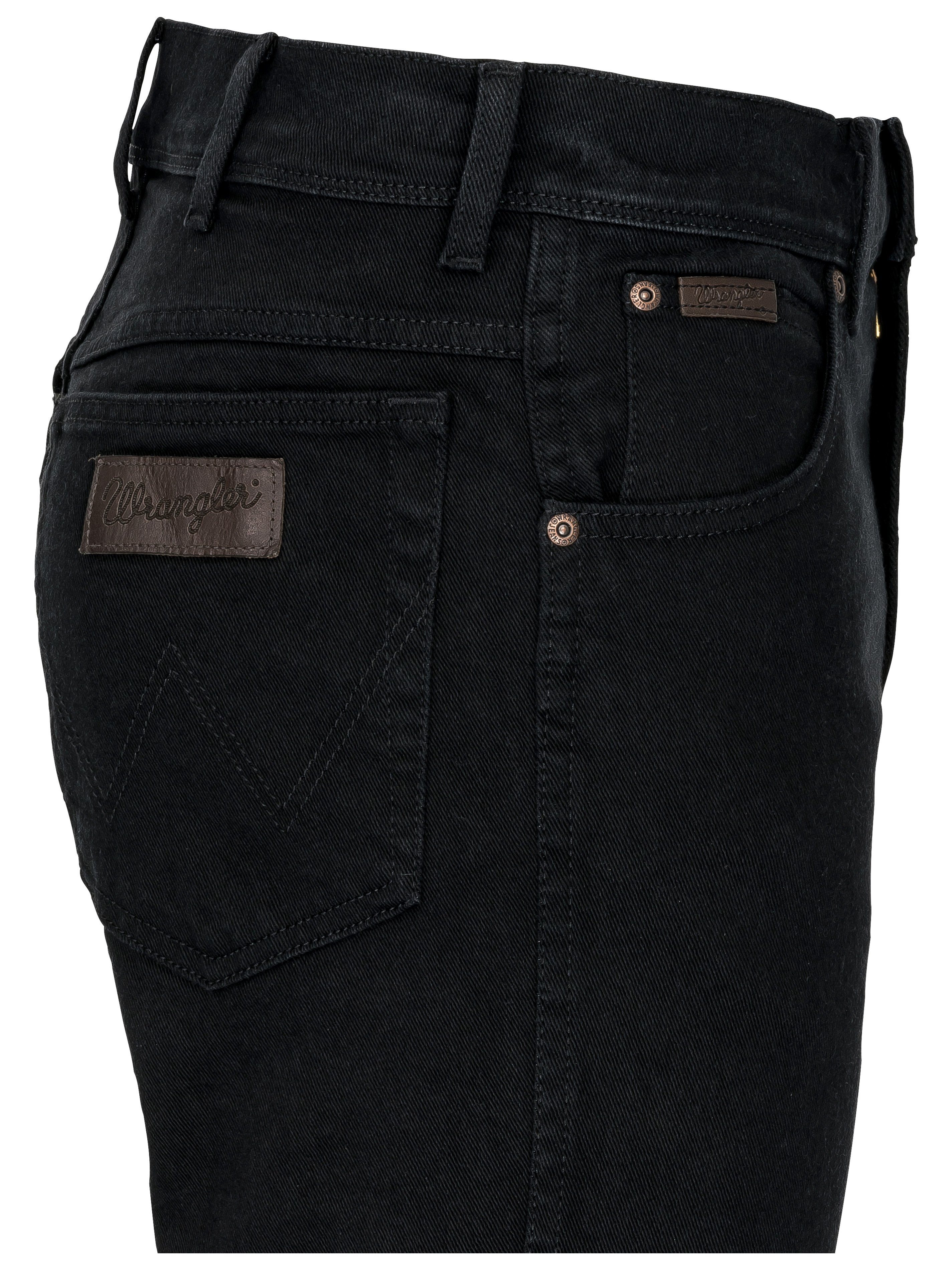 Wrangler Straight-Jeans Texas Authentic Straight Herren-Strechjeans mit Gürtel