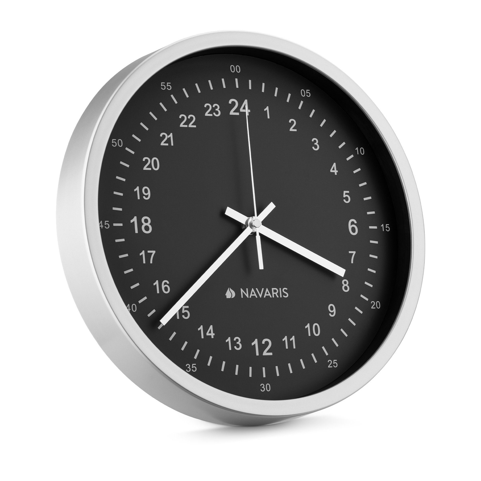 Navaris Wanduhr 24h Wanduhr - Analog günstig online kaufen