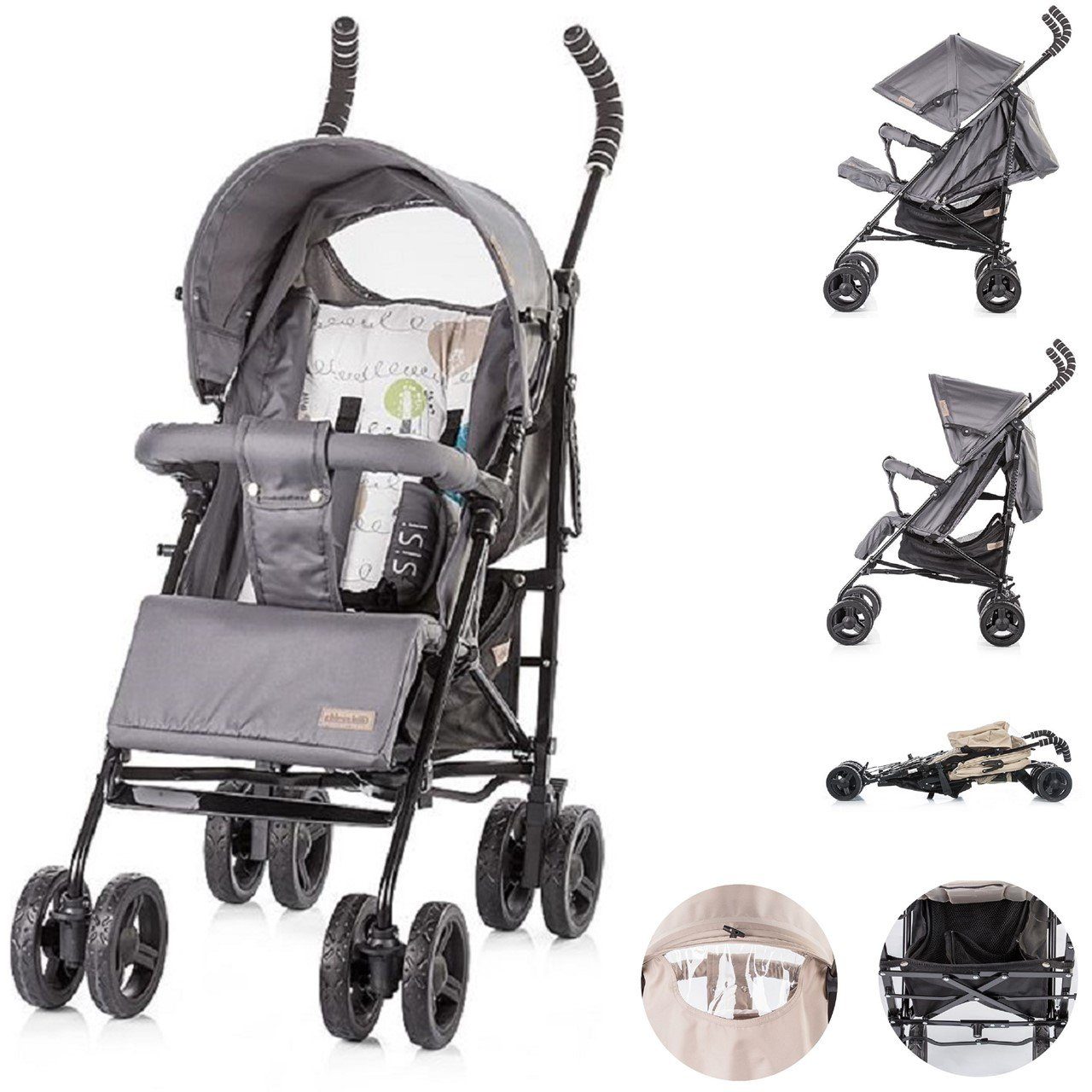 Chipolino Kinder-Buggy »Kinderwagen Sisi, Buggy«, ab 6 Monaten,  zusammenklappbar, Sonnendach online kaufen | OTTO