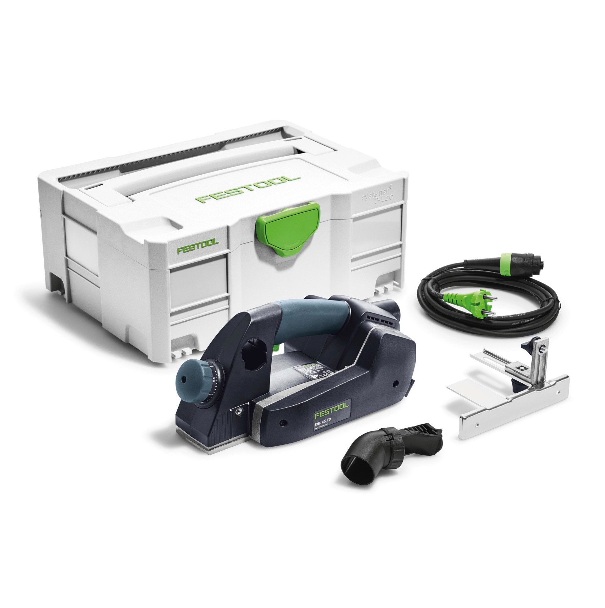 FESTOOL Elektrohobel EHL 65 EQ-Plus Einhandhobel 720 W 65 mm Hobelbreite + systainer (576