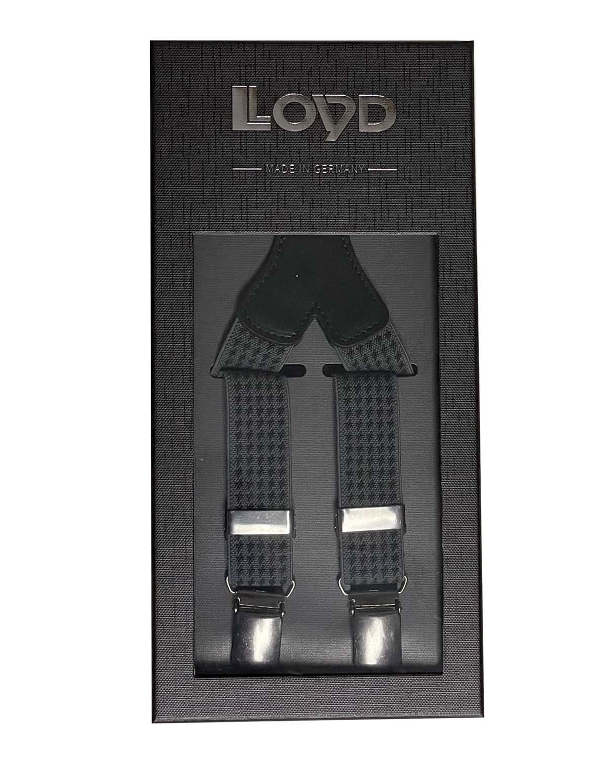 Accessoires  LLOYD Men’s Belts Hosenträger LLOYD-Hosenträger 25 mm gemustert Lederr-Rückentei