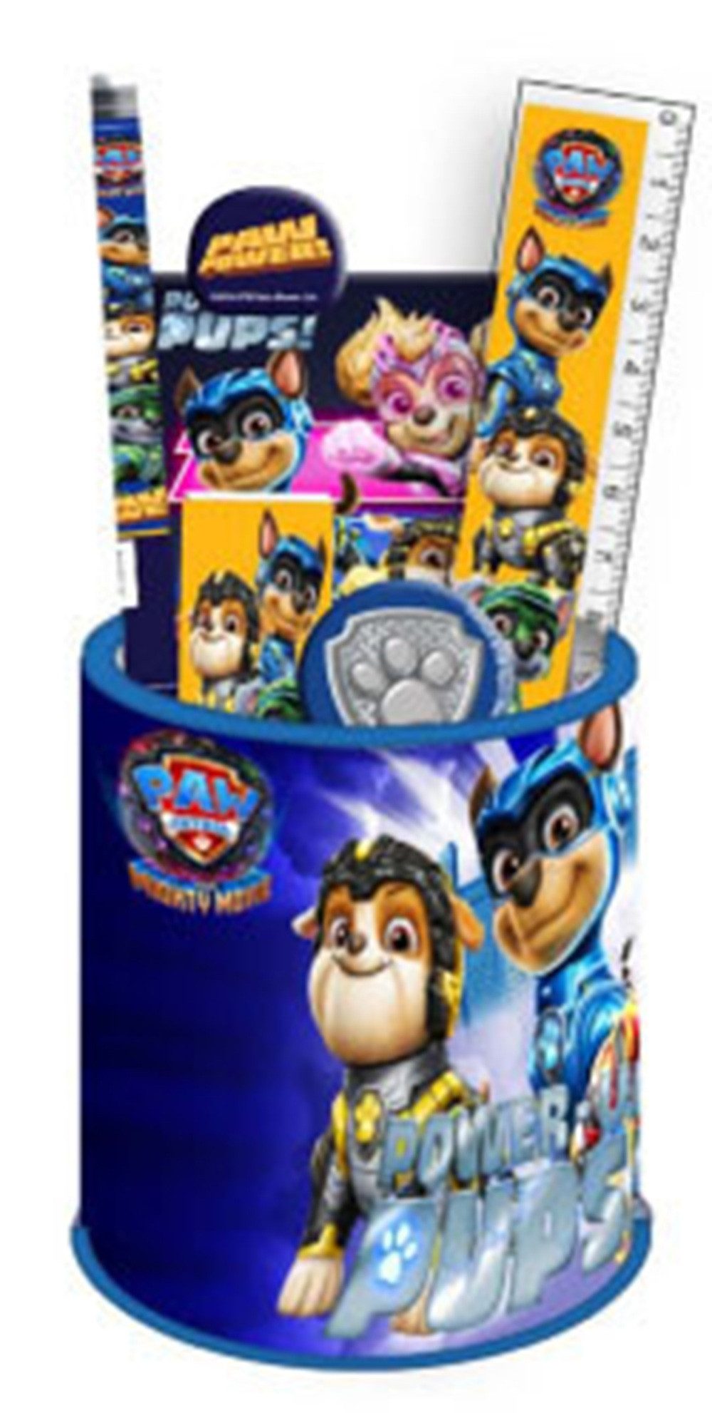 PAW PATROL Kreativset Paw Patrol Power Up 7-teiliges Schreibwarenset
