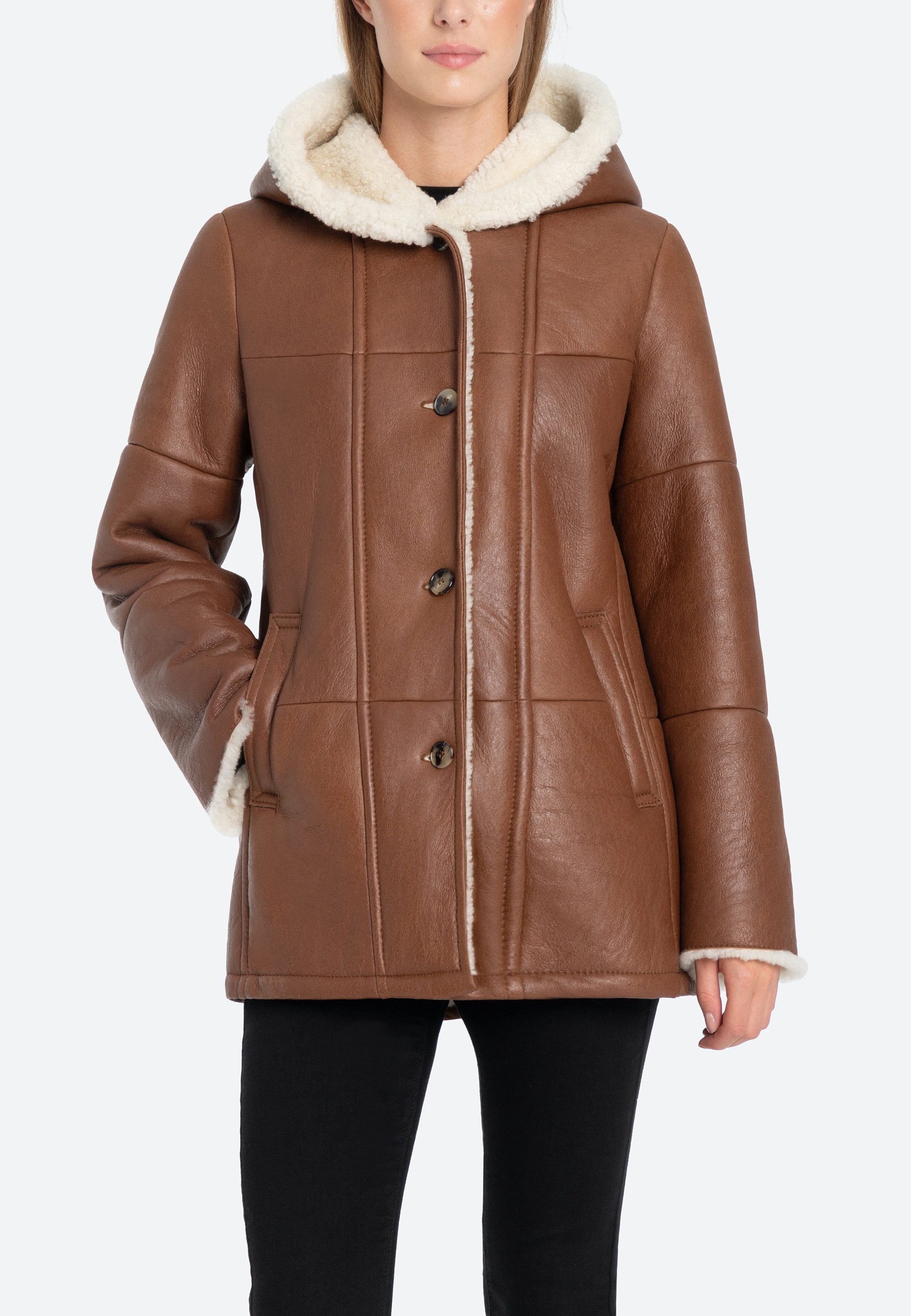 Valcuer 1887 Lederjacke Vivi VC (1-St) aus echtem Leder günstig online kaufen