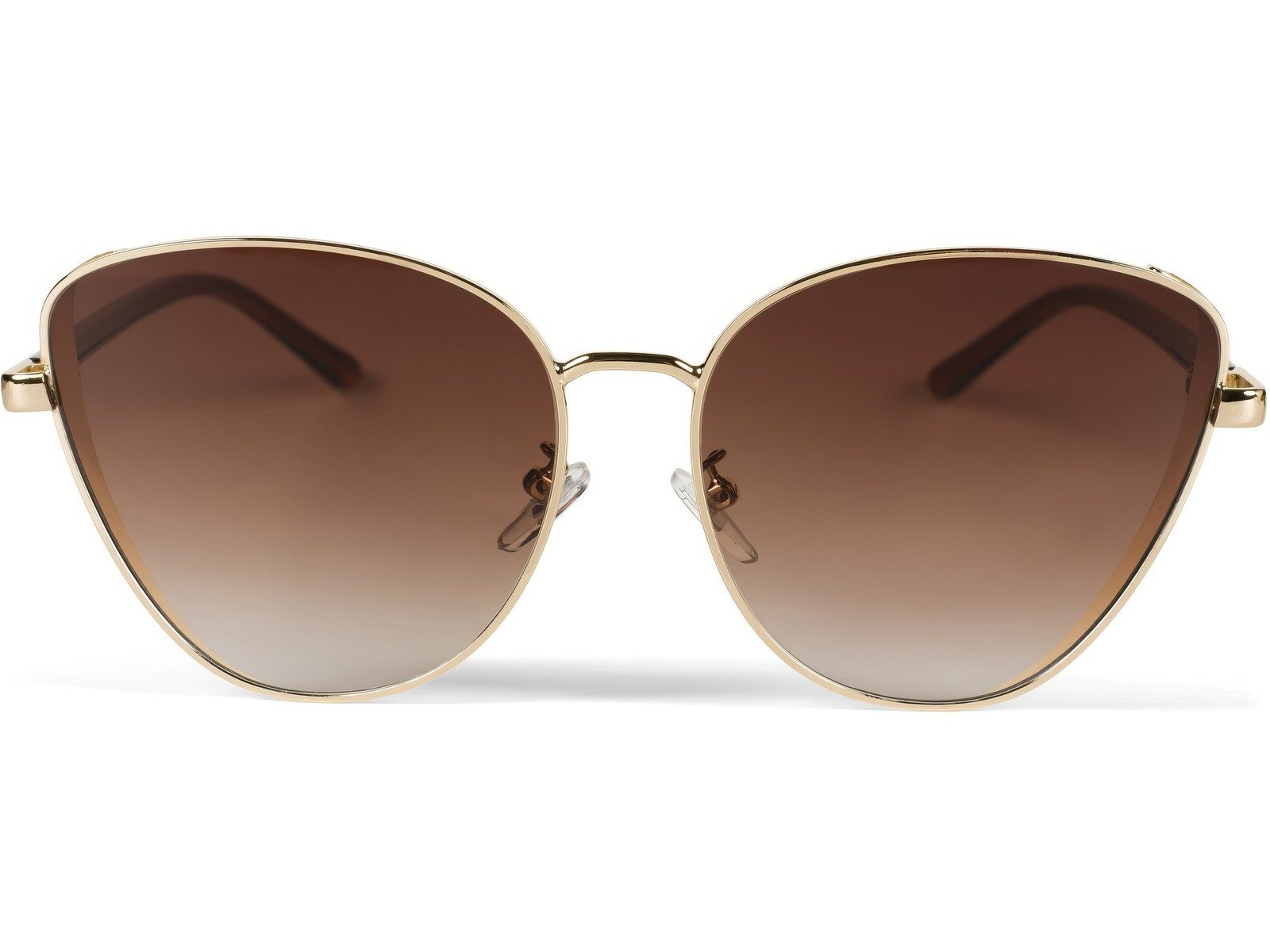 styleBREAKER Sonnenbrille Cateye Sonnenbrille mit Glitzer Side Shield (1-St) Gradient
