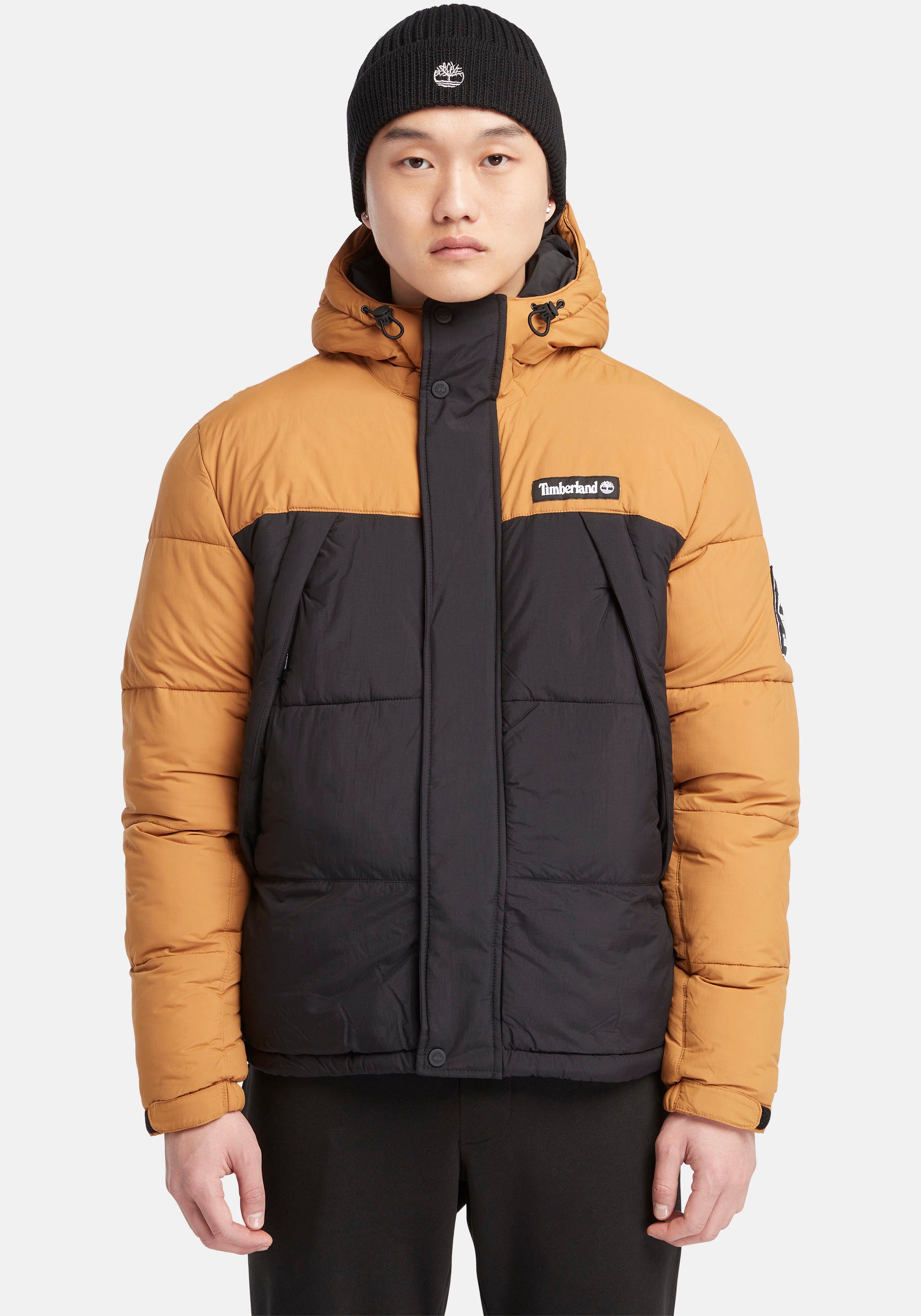 gelb-schwarz Timberland Puffer Outdoorjacke Archive DWR Outdoor Jacket