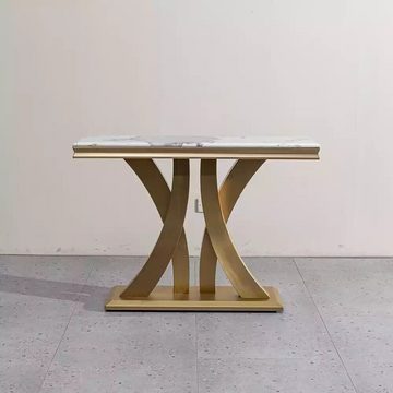 JVmoebel Konsolentisch Design Luxus Konsole Tisch Konsolen Tische Edelstahl Design Sideboard (1-St., 1x Konsolentisch), Made in Europa