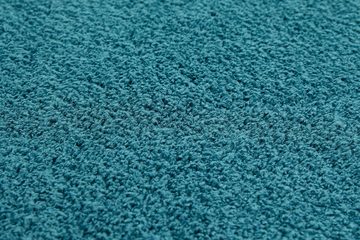 Teppich Santos, Home affaire, rechteckig, Höhe: 27 mm, Uni-Farben, sehr weicher Flor, fußwarm