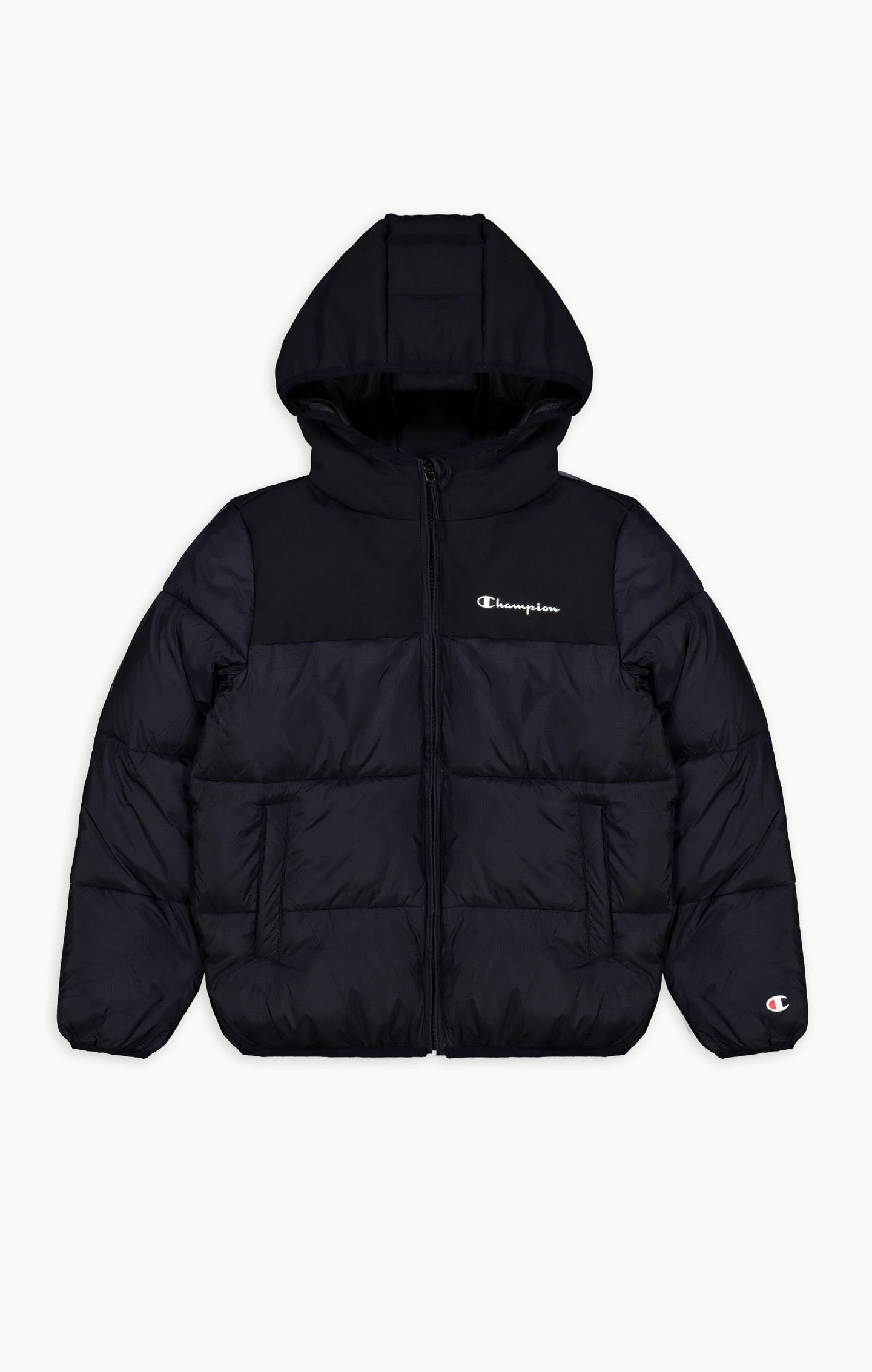 Champion Funktionsjacke Steppjacke Legacy mit Kapuze (warm, gefüttert, winddicht) navyblau