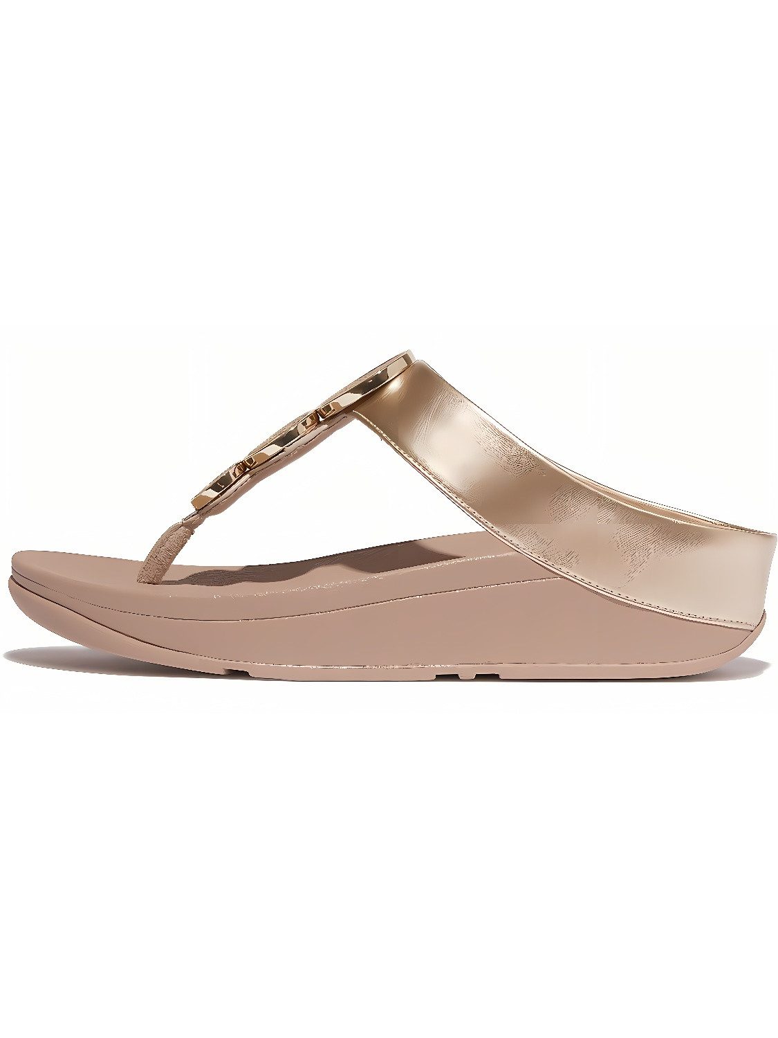 Fitflop Halo Bead-Circle Metallic Toe-Post Sandals Sandale