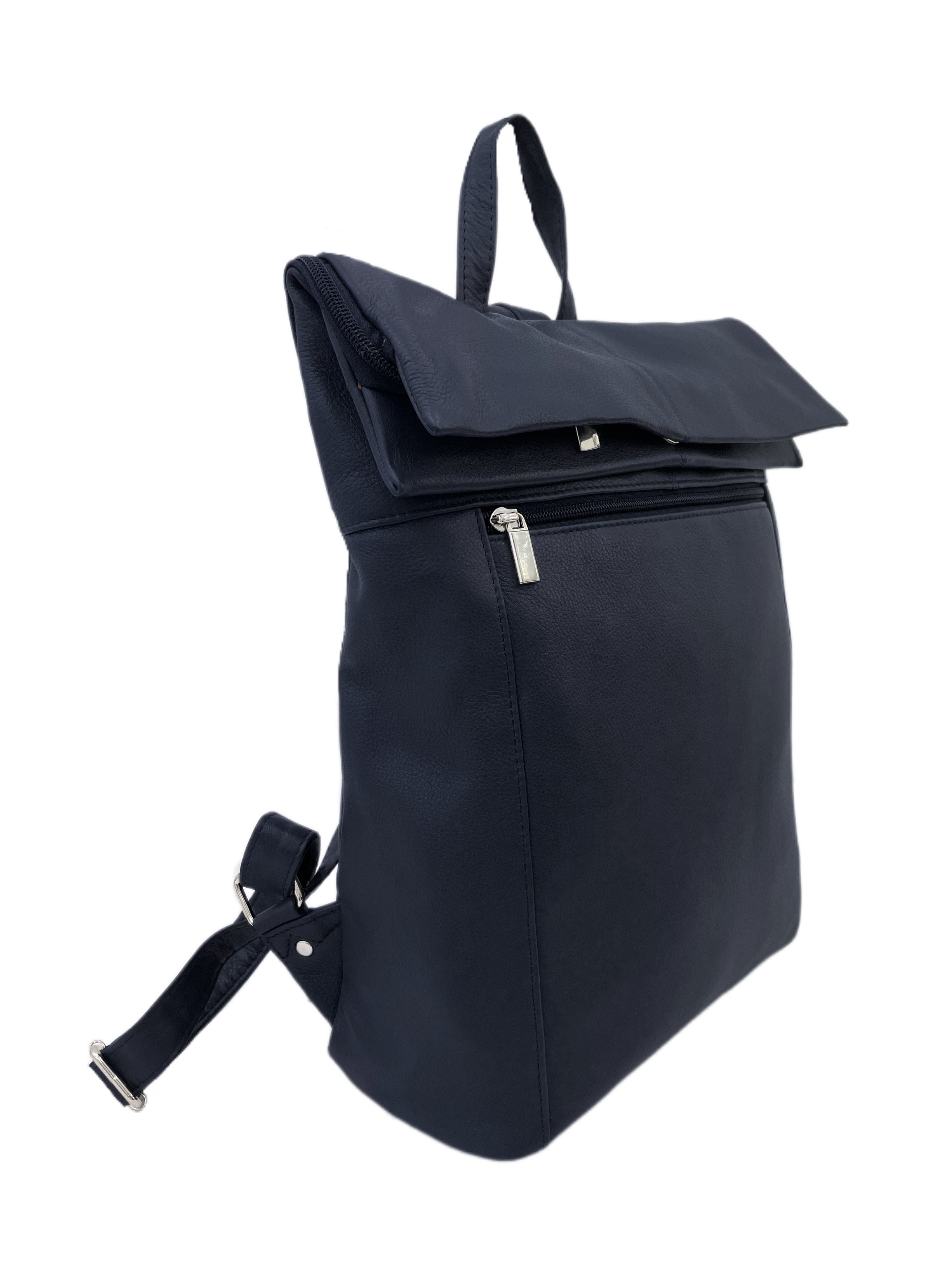 Cinino Rucksack 6073, Lederrucksack Kurierrucksack