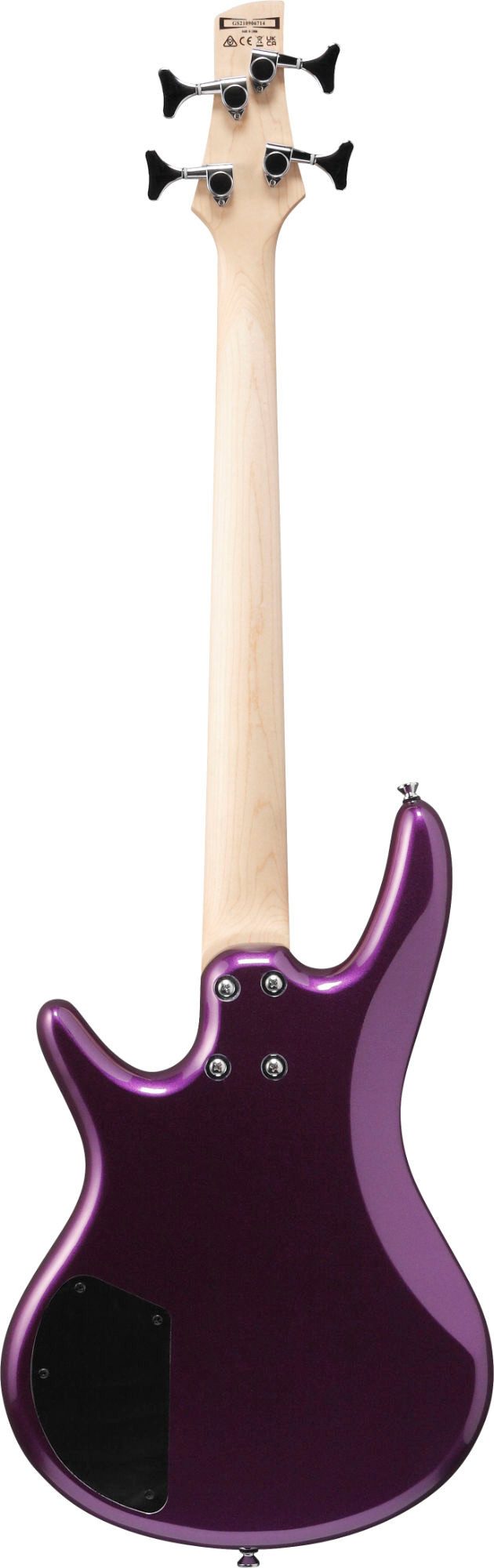 Ibanez E-Bass Gio miKro GSRM20-MPL Metallic Purple, Short Scale Mensur und verchromte Hardware