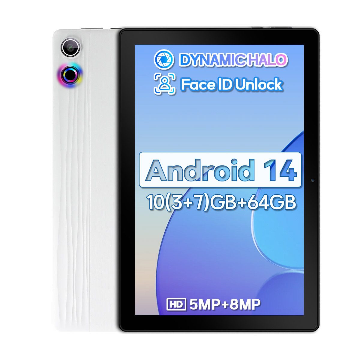 10 Zoll Octa-Core 64G, 1280x800 HD IPS, 5000mAh, WiFi 6 Tablet