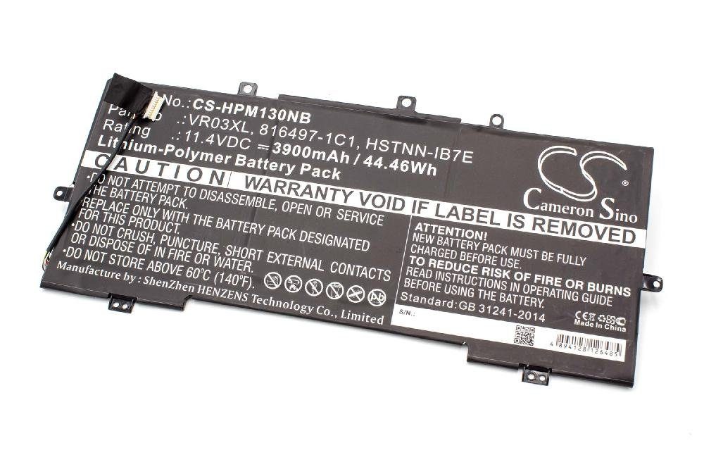 vhbw passend für HP Envy 13-D055TU, 13-D057TU, 13-D058NA, 13-D058SA, Laptop-Akku 3900 mAh