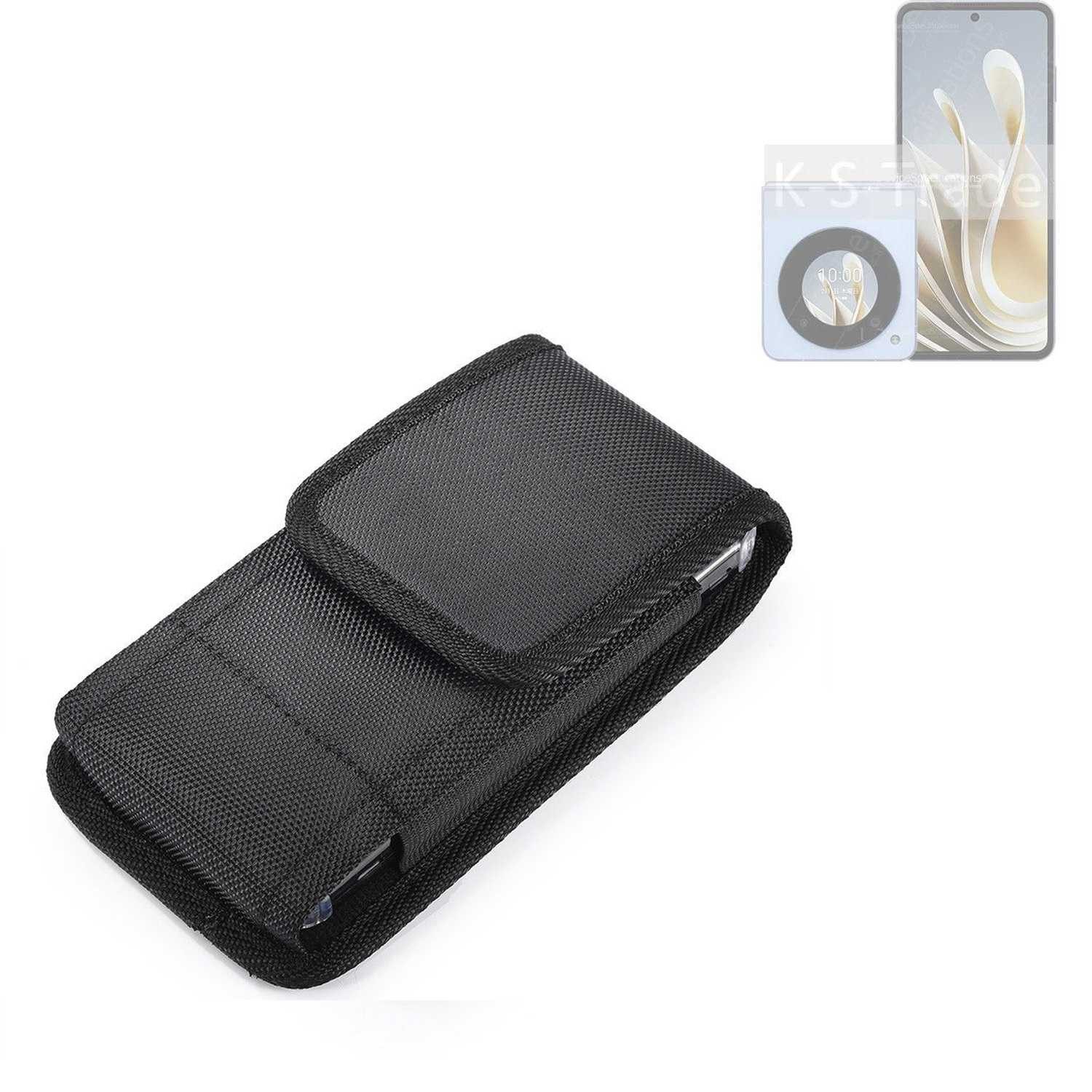 K-S-Trade Kameratasche für ZTE Libero Flip, Holster Gürteltasche Holster Gürtel Tasche wasserabweisend Handy