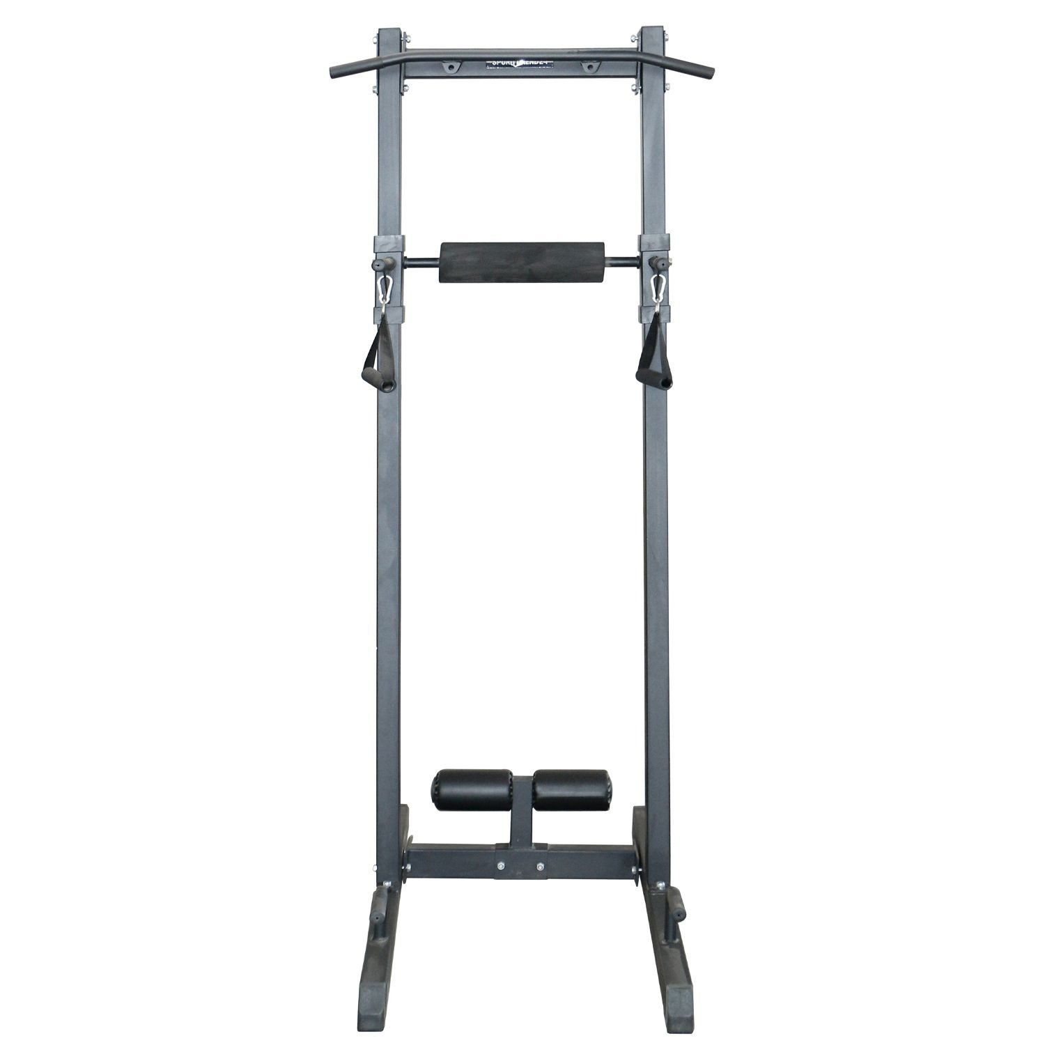 Sporttrend 24 Kraftstation Power Tower bis 200KG belastbar, Bauchtrainingsschlaufen