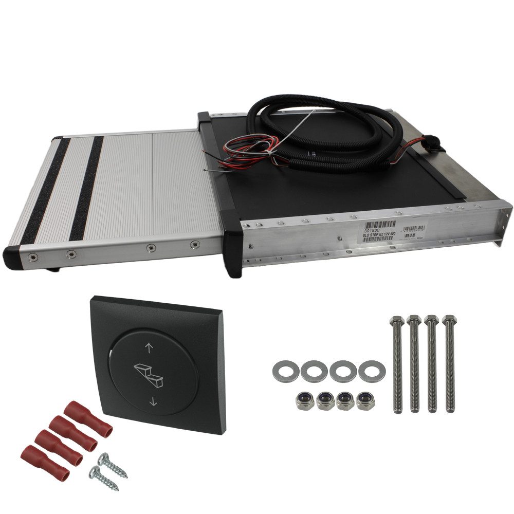 Thule Kfz-Schmutzfänger THULE Slide Out 12V G2 400 elektrische Trittstufe Einstieg Wohnmobil