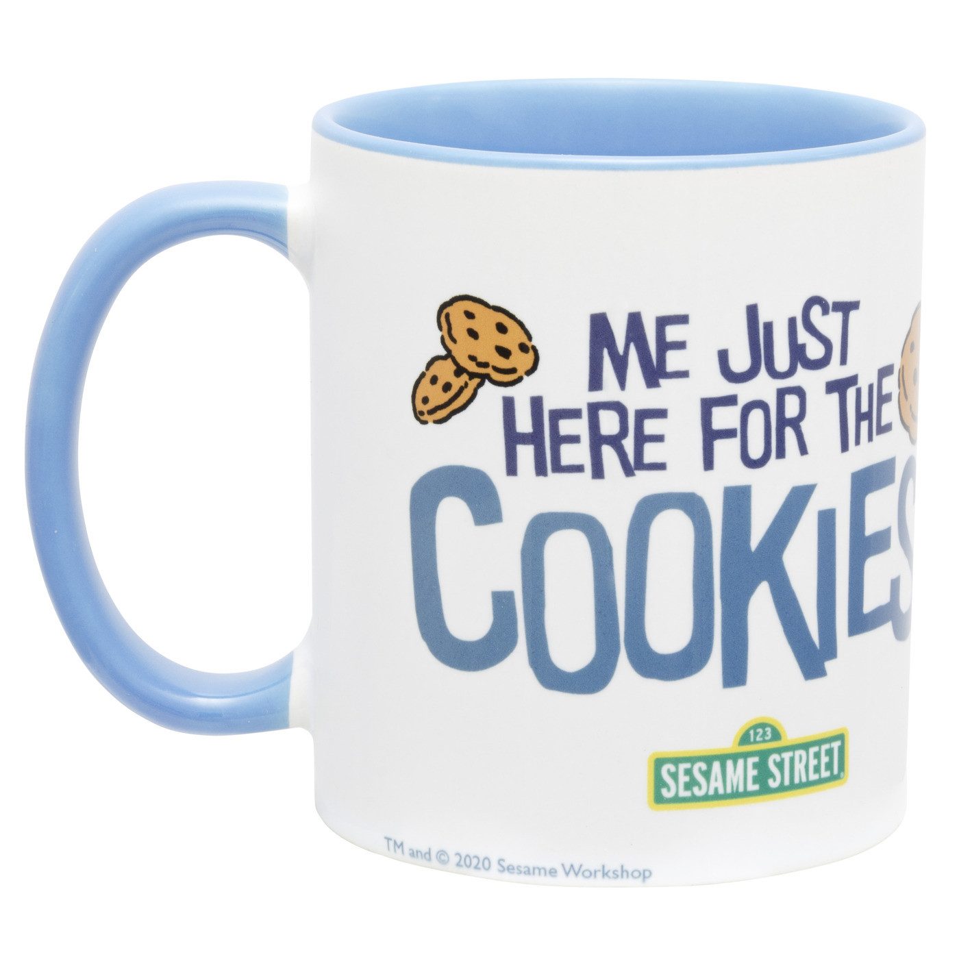 United Labels® Tasse Sesamstraße Krümelmonster - Me just here for the Cookies - Mug, Keramik