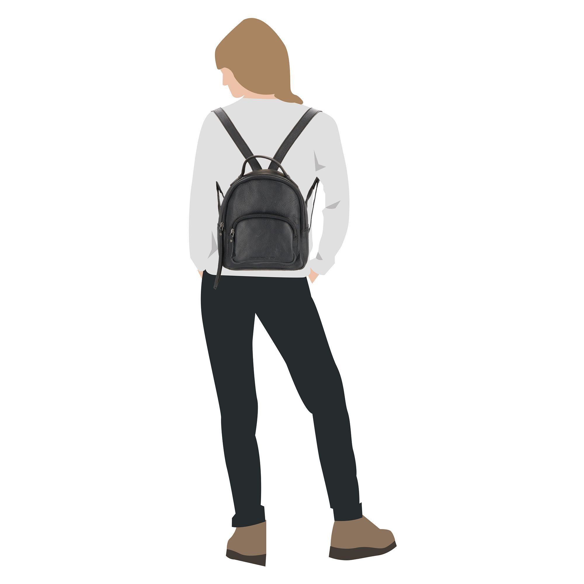 HARBOUR 2nd Cityrucksack Just Pure, Leder