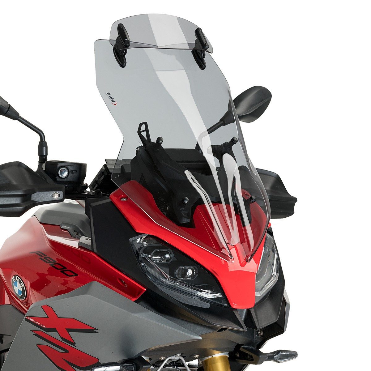 PUIG Motorradhelm-Visier Spoiler Tourenscheibe für BMW F 900 XR 20-25 rauchgrau
