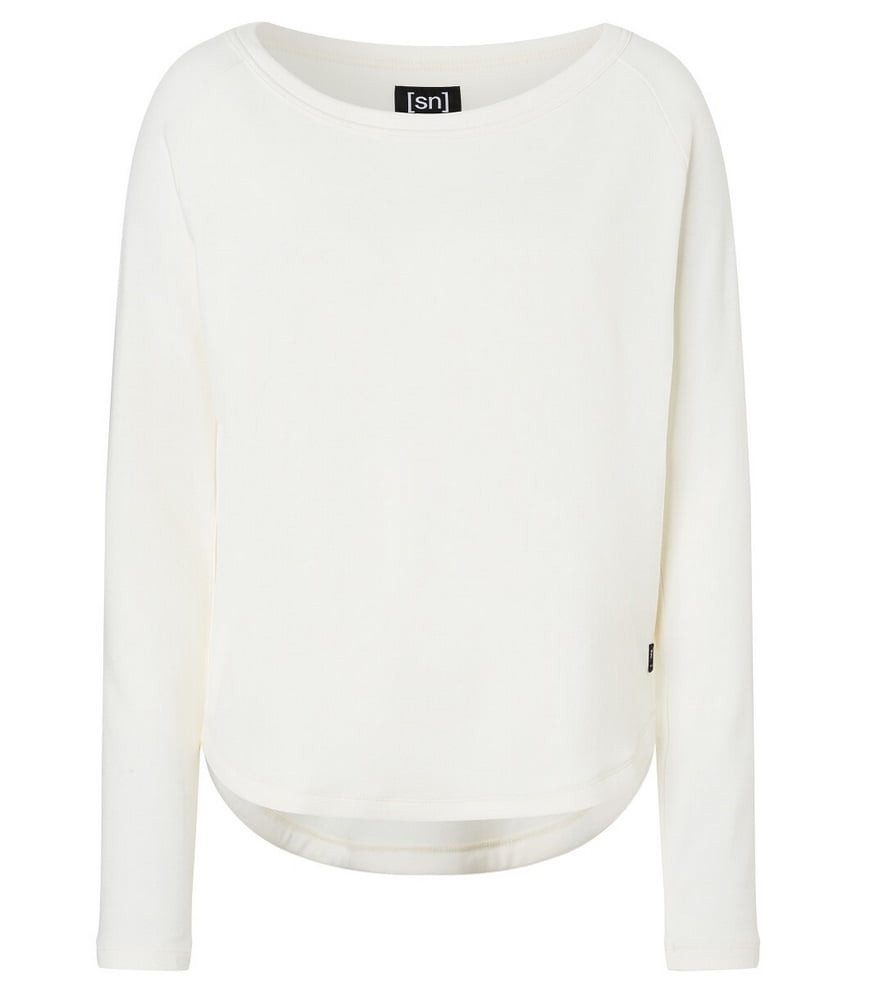 SUPER.NATURAL Langarmshirt Everyday Crew (Merino-Mix) weiss günstig online kaufen