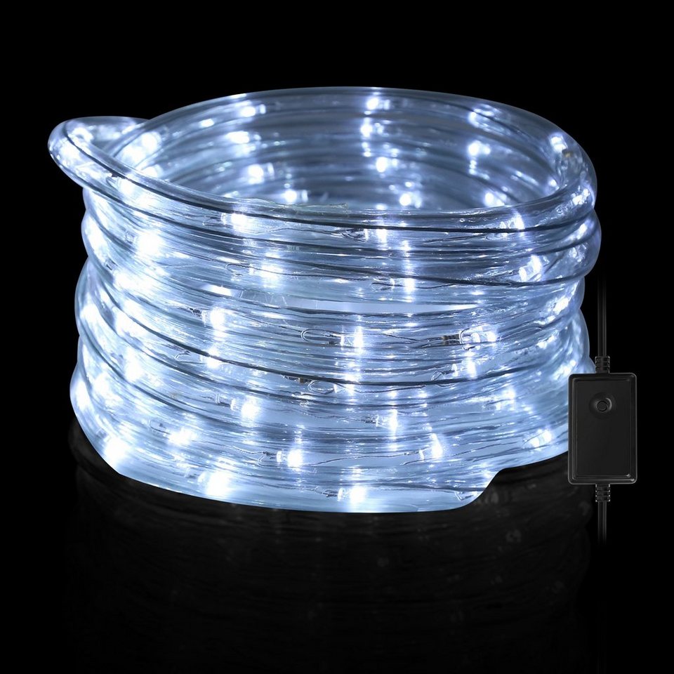 Gimisgu Lichterschlauch 10m-50m LED Lichterschlauch Lichtschlauch  Lichternetz Außen/Innen, Wasserdicht