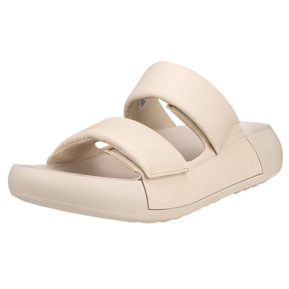 Ecco Cozmo Pf Cross Sling (Vollnarbenleder) beige Damen Sandale