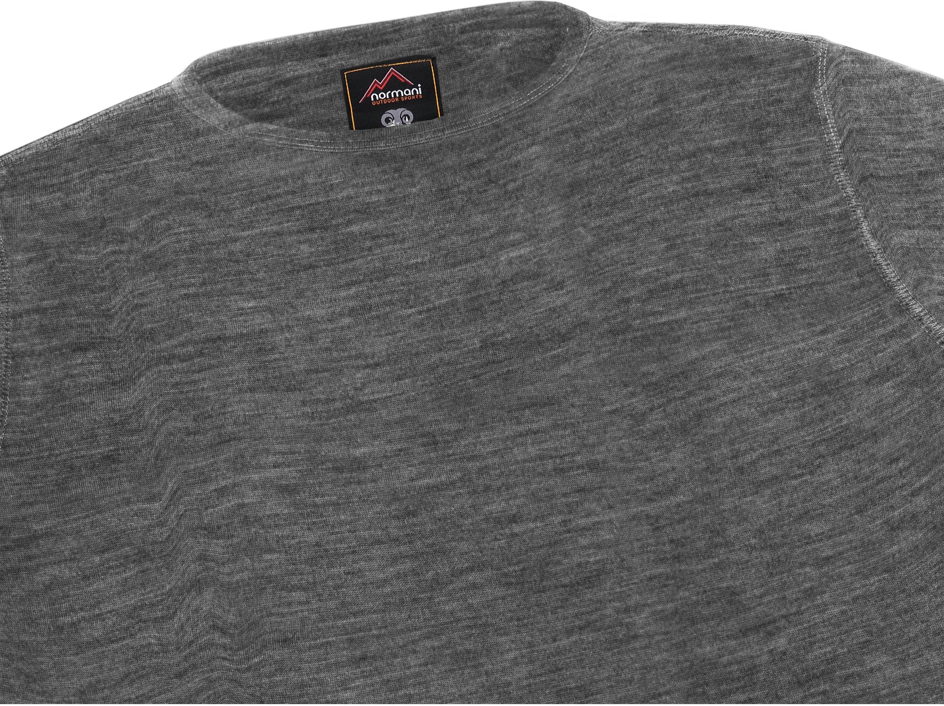 normani Langarmshirt Damen Merino Langarm-Shirt Mandurah Ski-Unterwäsche Rundhals Merino Pullover Unterhemd - 100 % Merinowolle – Bild 5 von 5