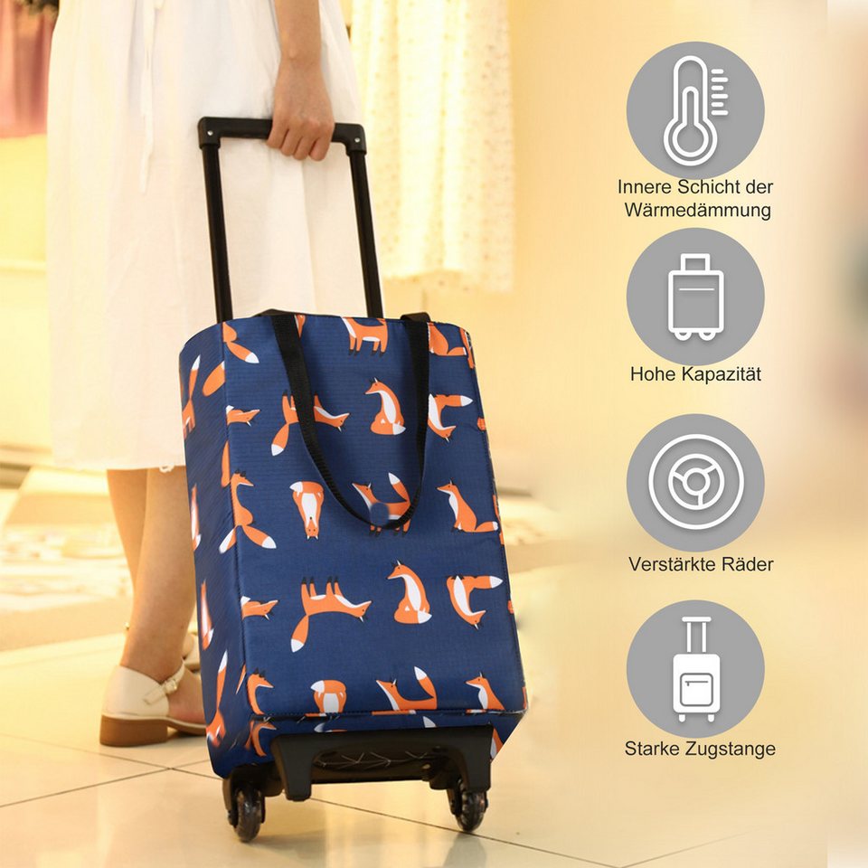 Einkaufstasche mit rollen modern Clearance