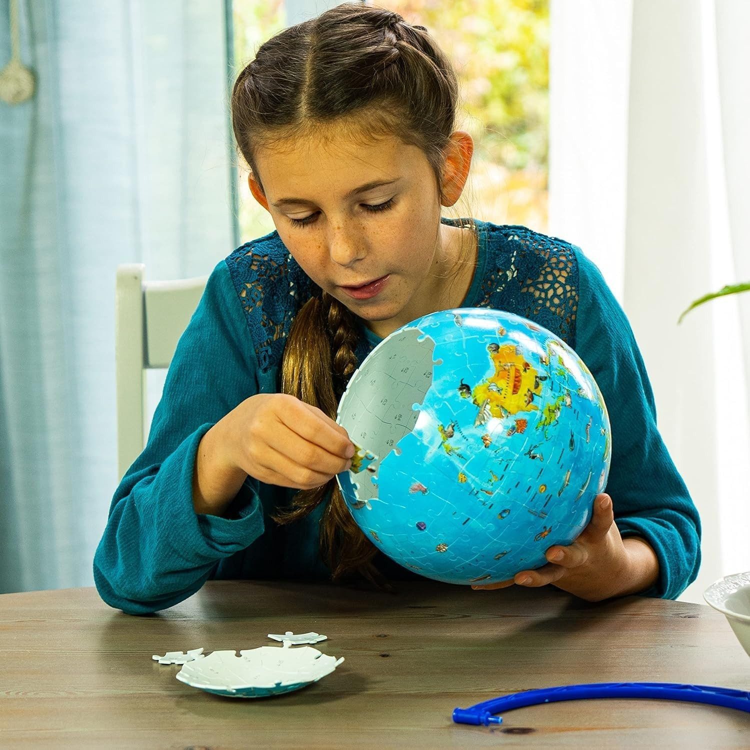 Ravensburger Verlag GmbH Puzzleball Puzzleball Kinderglobus in deutscher Sprache, 180 Puzzleteile