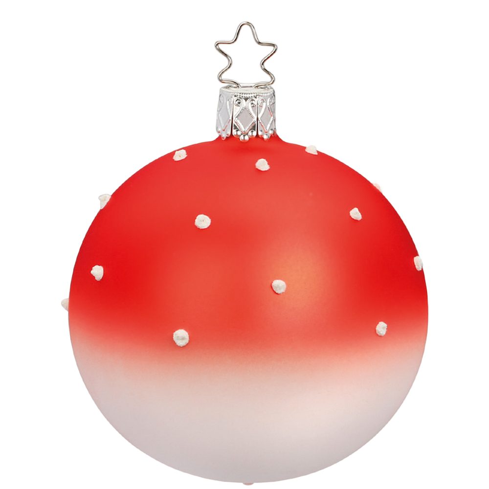 handbemalt Lovely INGE-GLAS® (1 Weihnachtsbaumkugel mundgeblasen, St), Dots