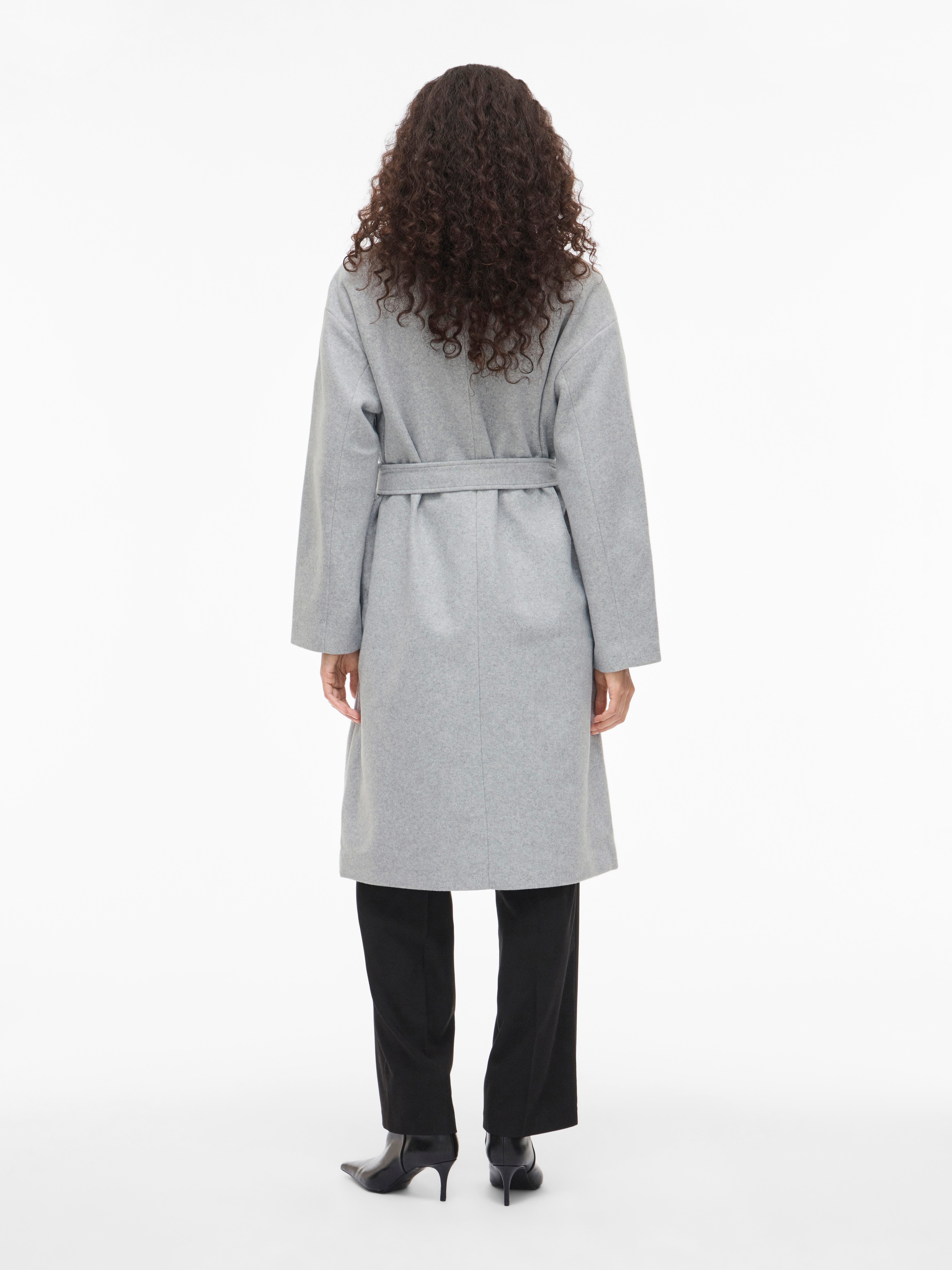 Vila Langmantel VICLAUDIA L/S LONG COAT günstig online kaufen